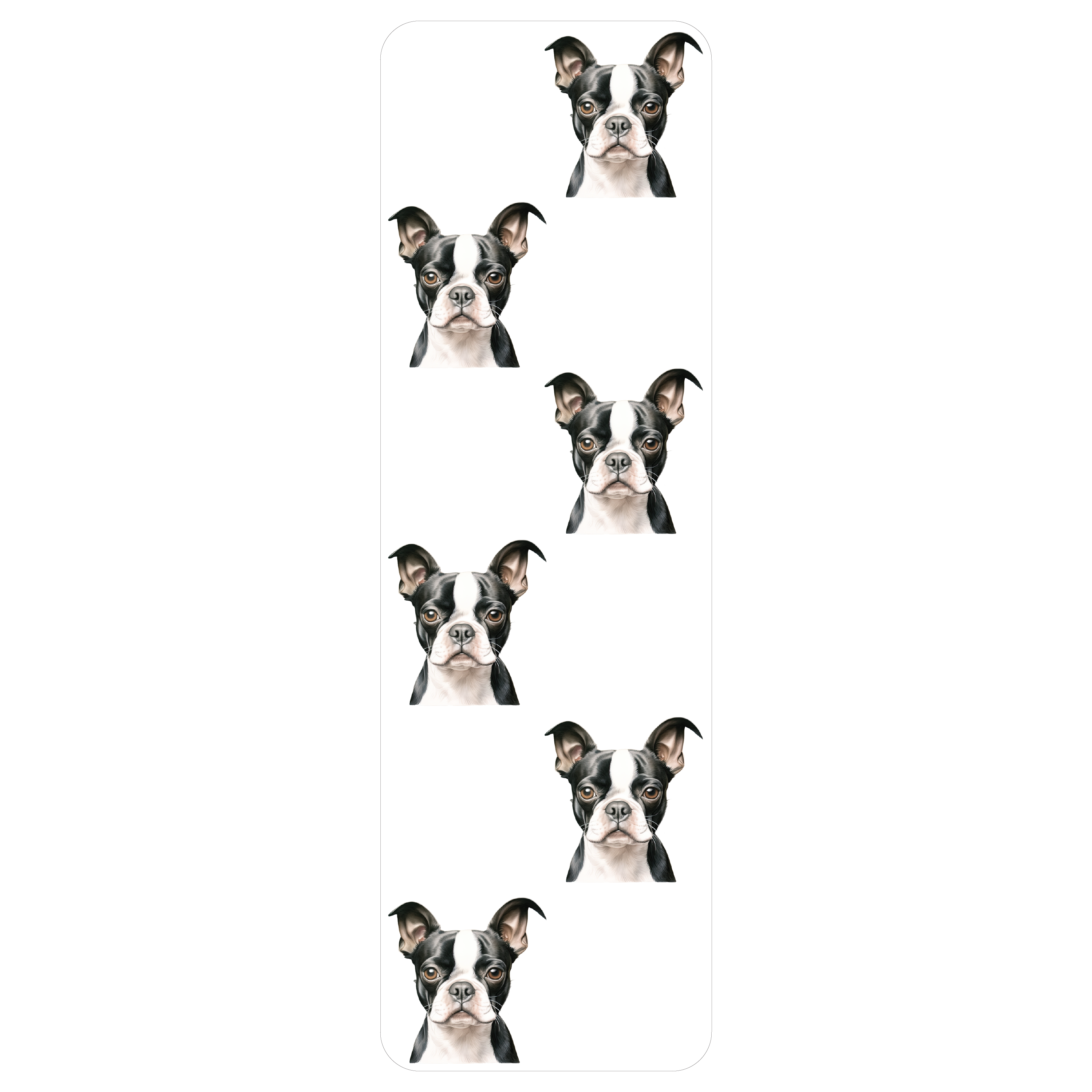 Boston Terrier Clear Bookmark
