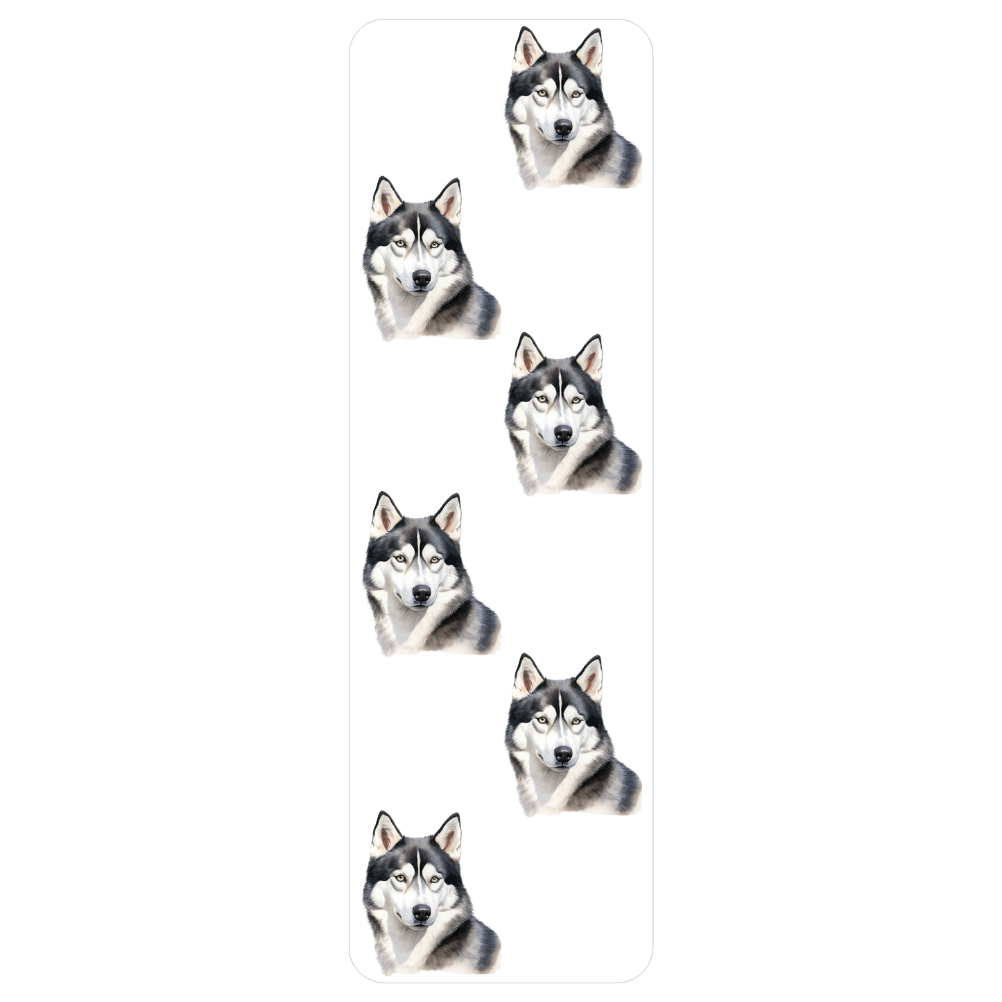 Siberian Husky Clear Bookmark