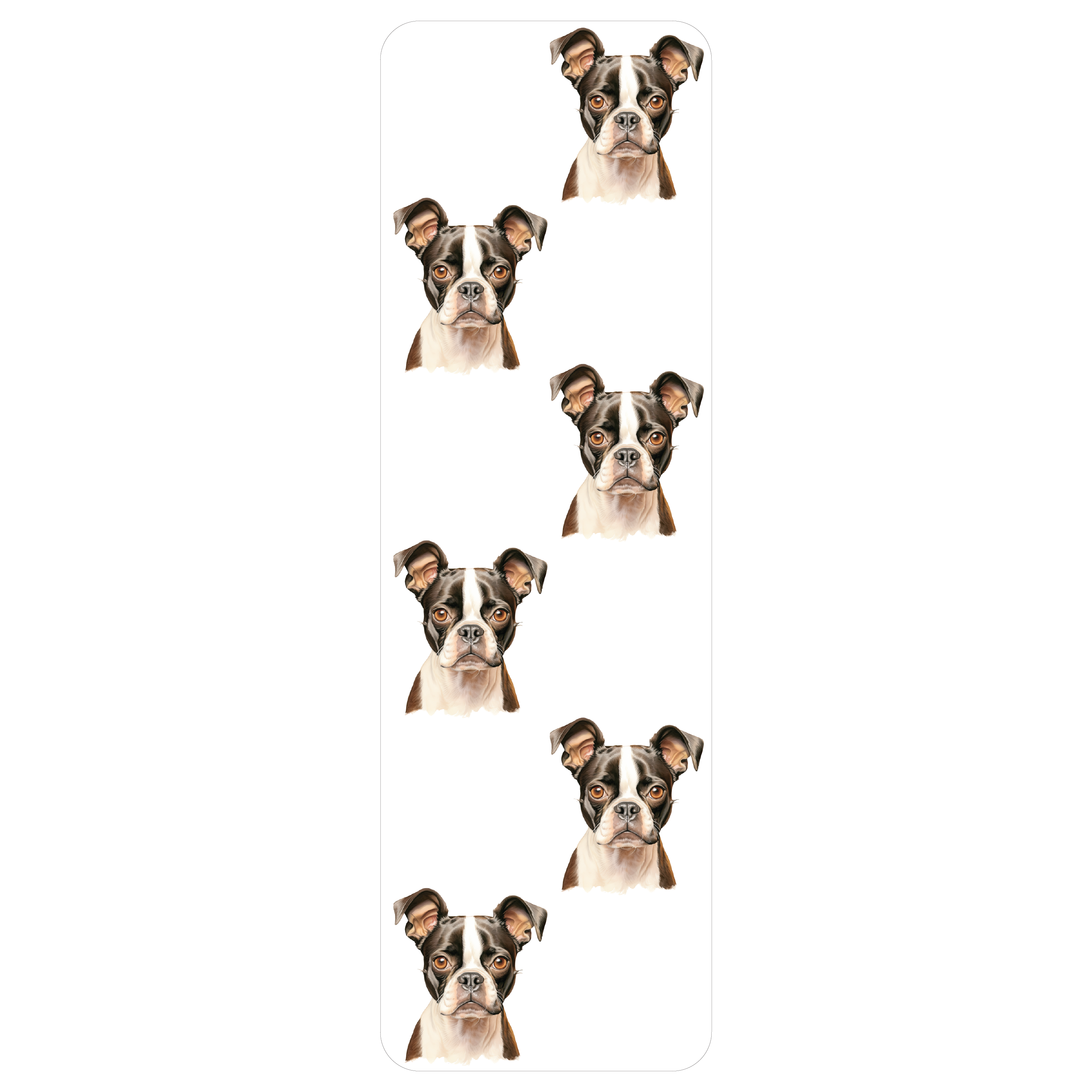 Boston Terrier Clear Bookmark