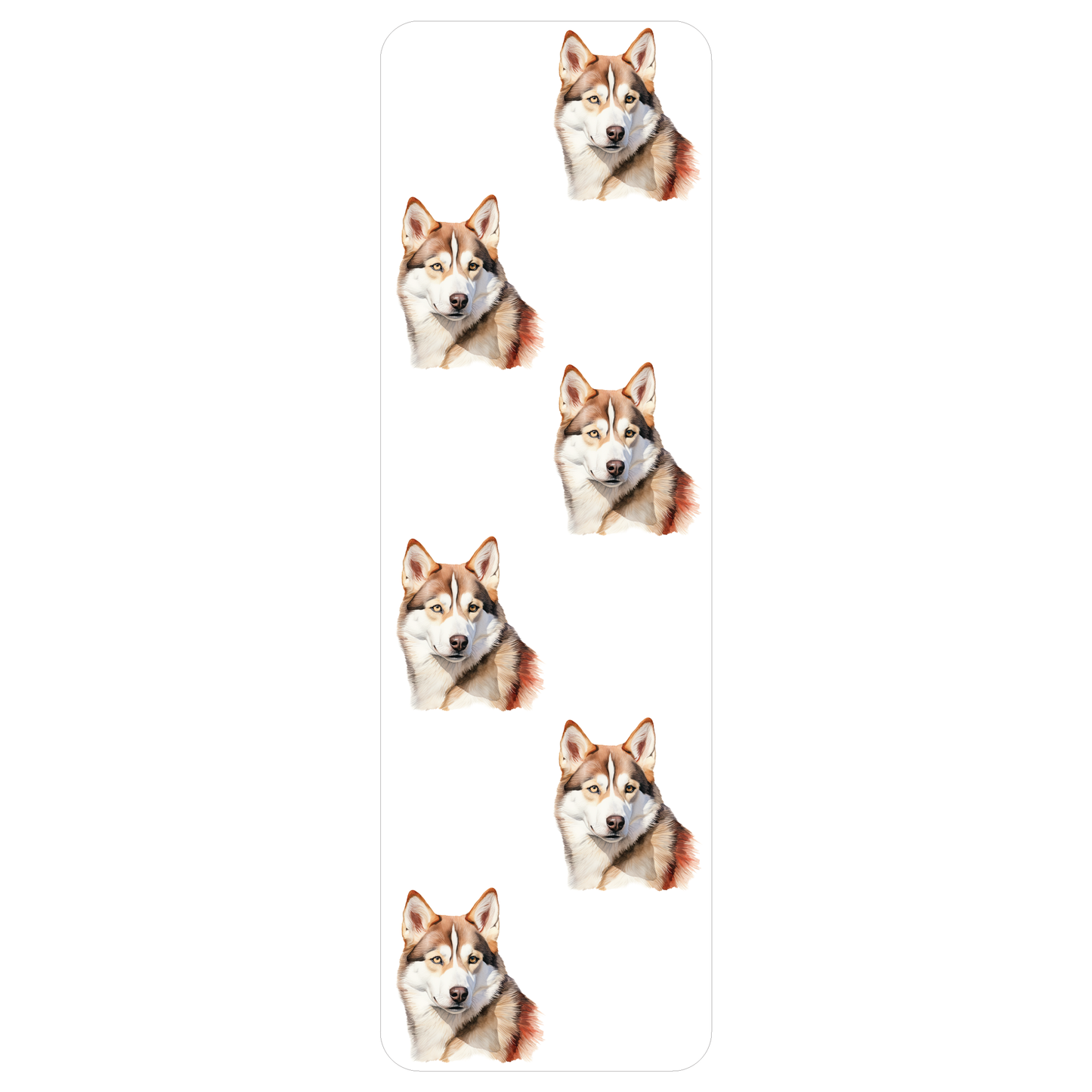 Siberian Husky Clear Bookmark