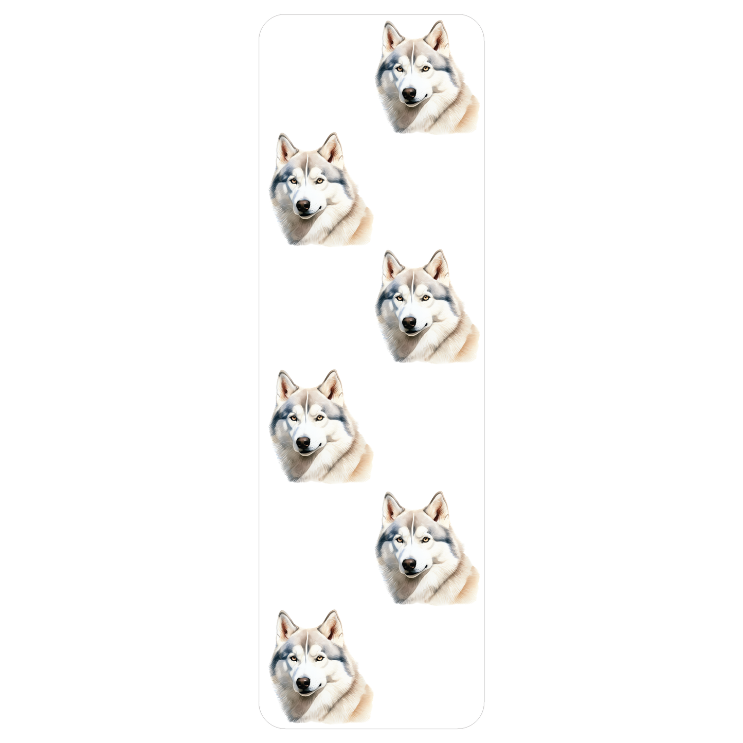 Siberian Husky Clear Bookmark