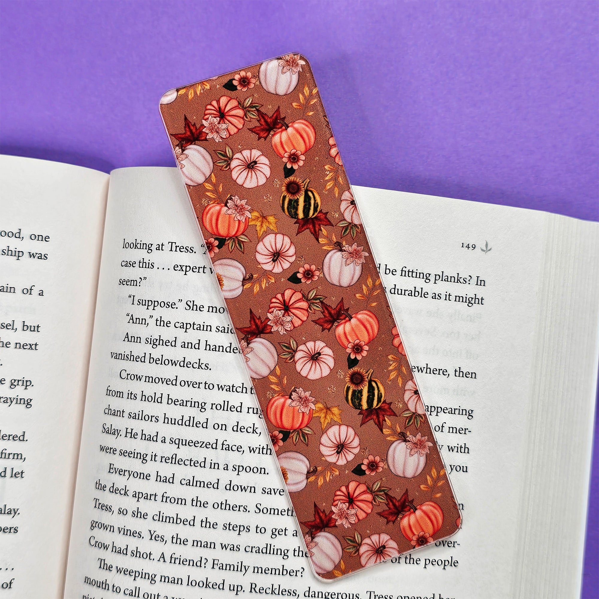Autumn Pumpkins Bookmark