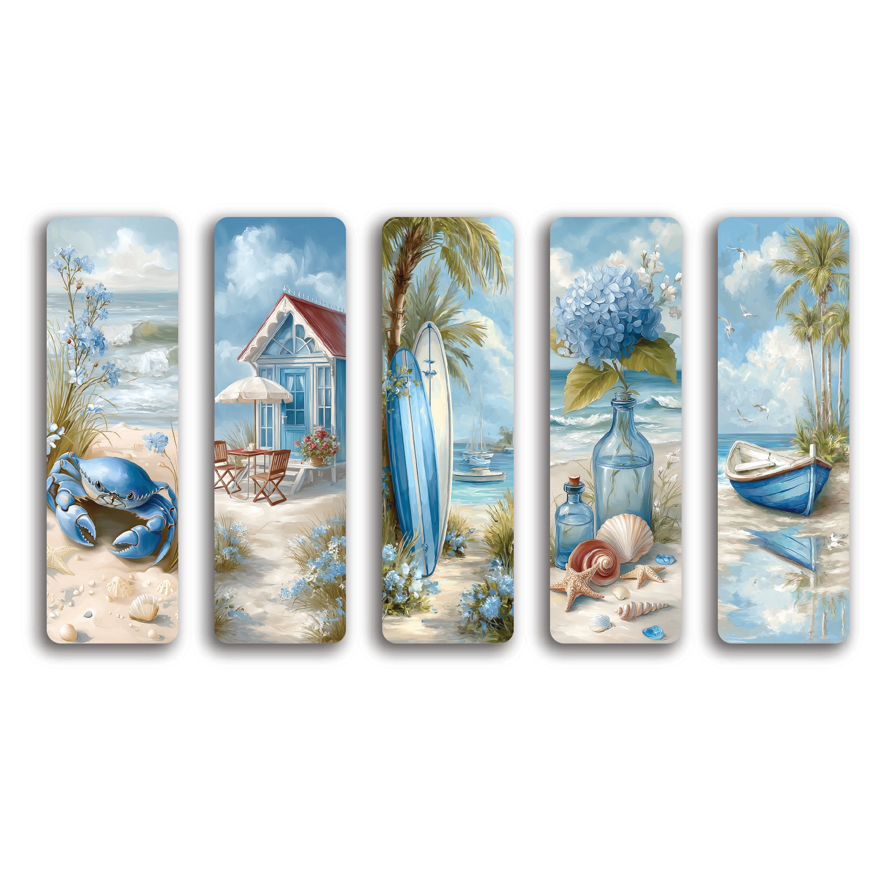 Coastal Beach Bookmark