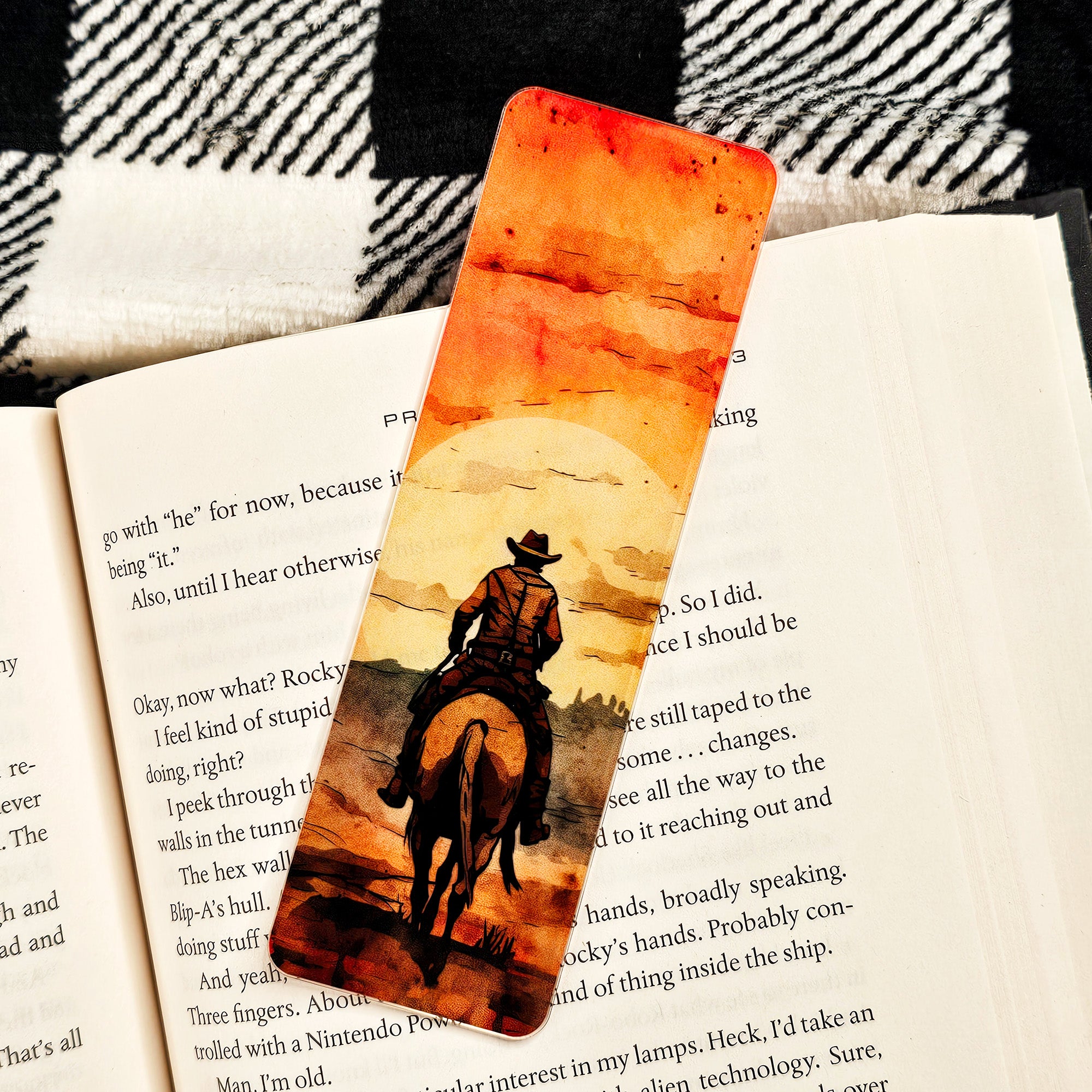Cowboy Western Bookmark