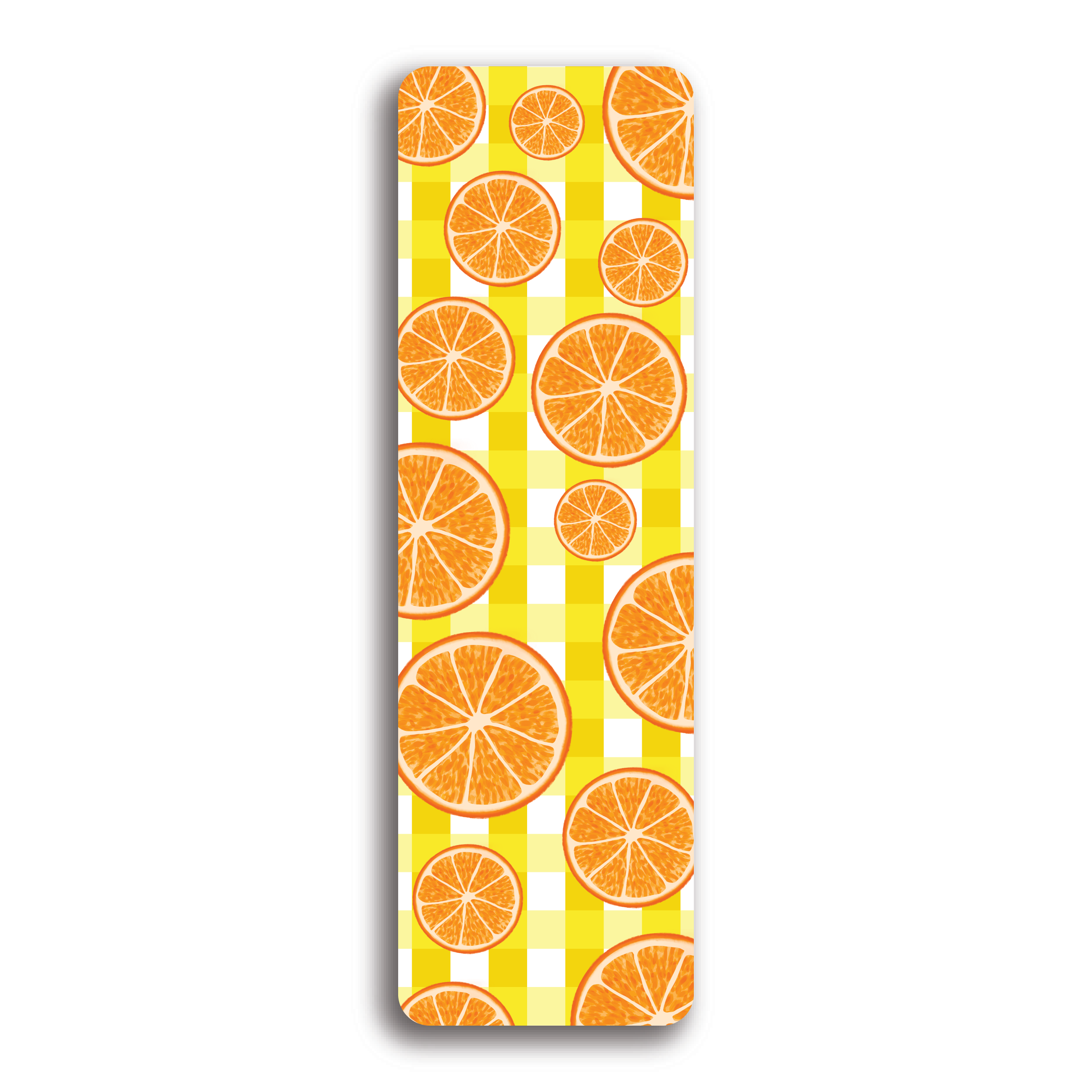 Gingham Fruit Bookmarks