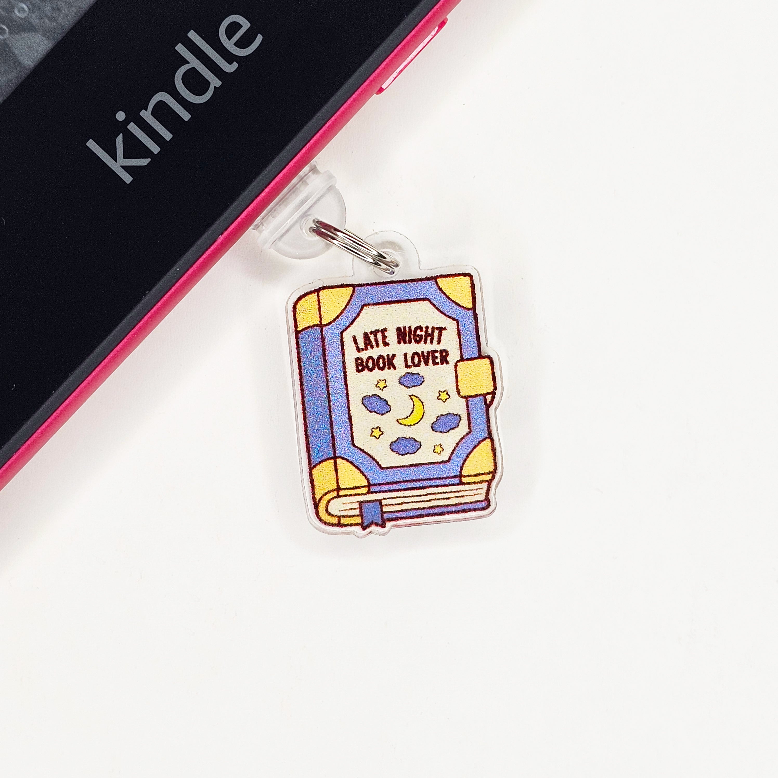 Late Night Book Lover Charm