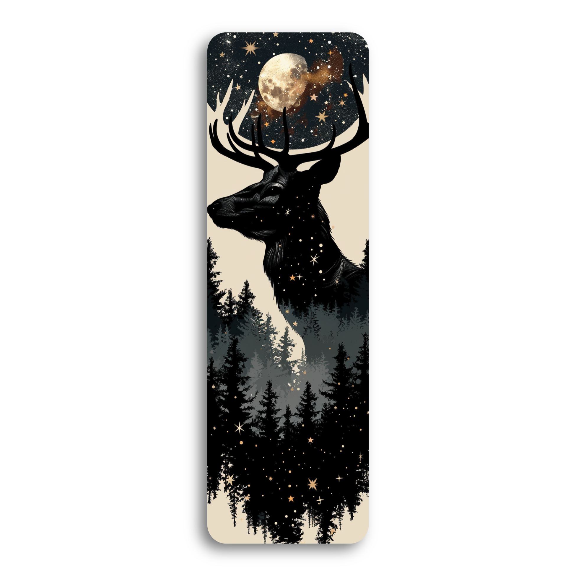 Lunar Stag Bookmark