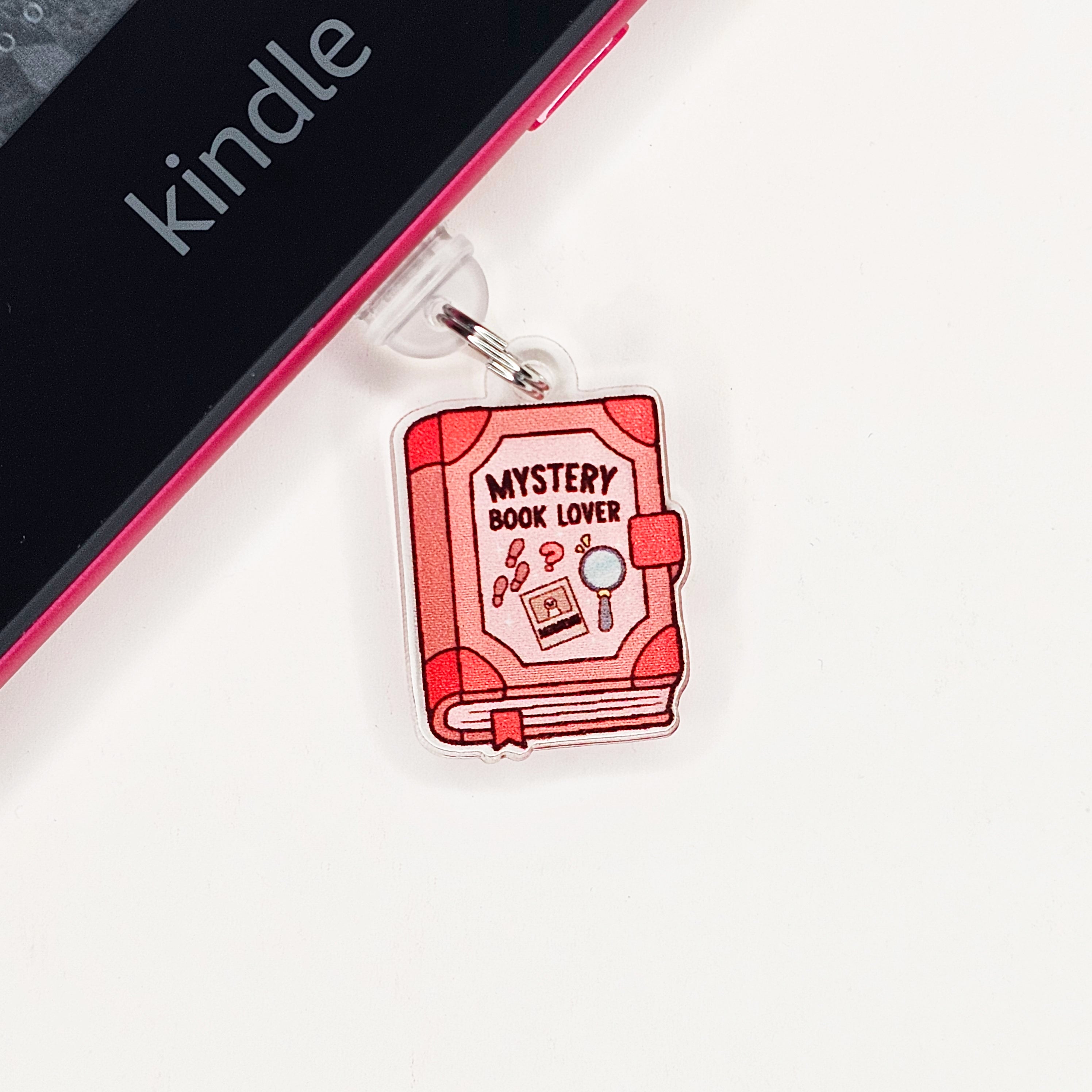 Mystery Book Lover Charm