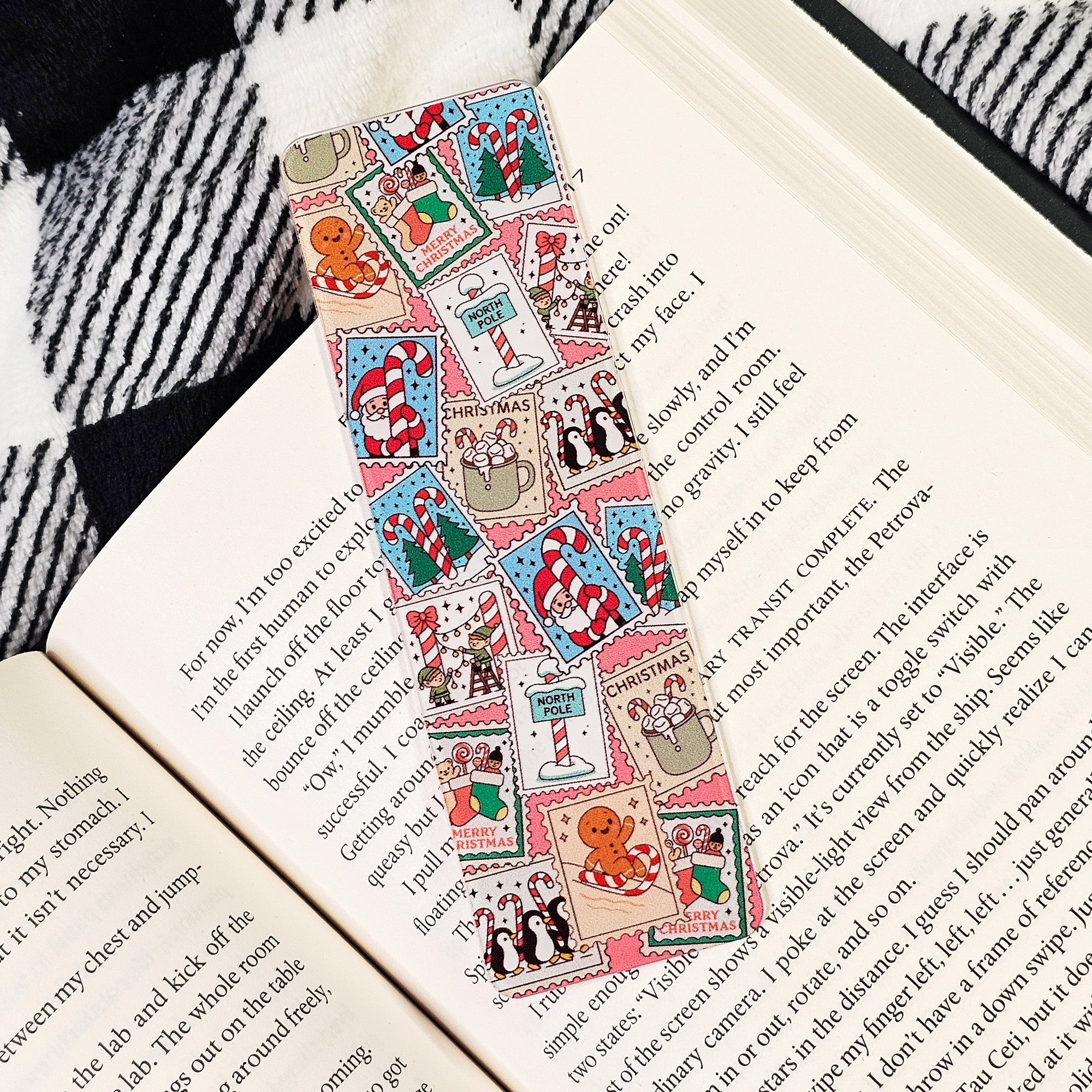 North Pole Postage Bookmark