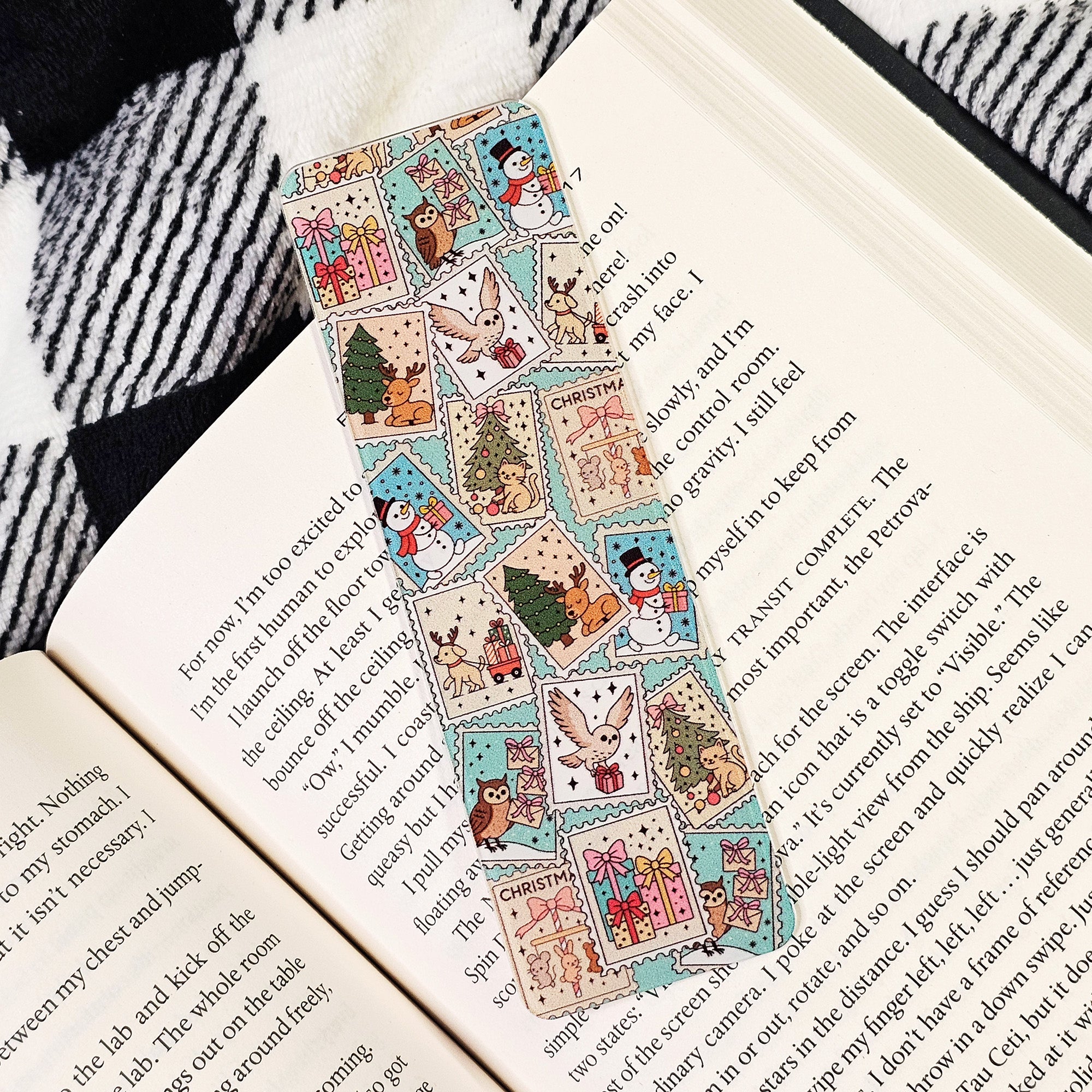 North Pole Postage Bookmark