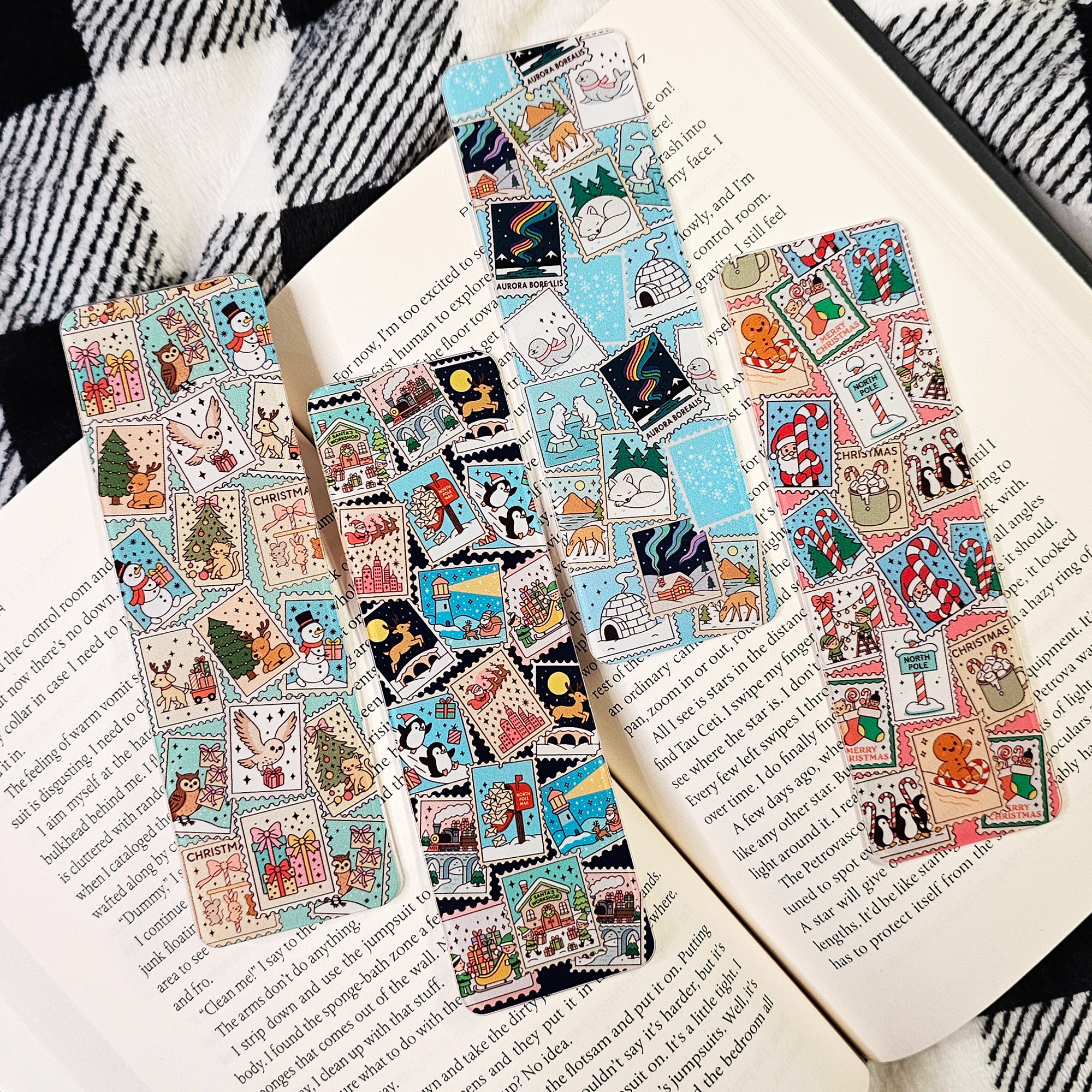 North Pole Postage Bookmark