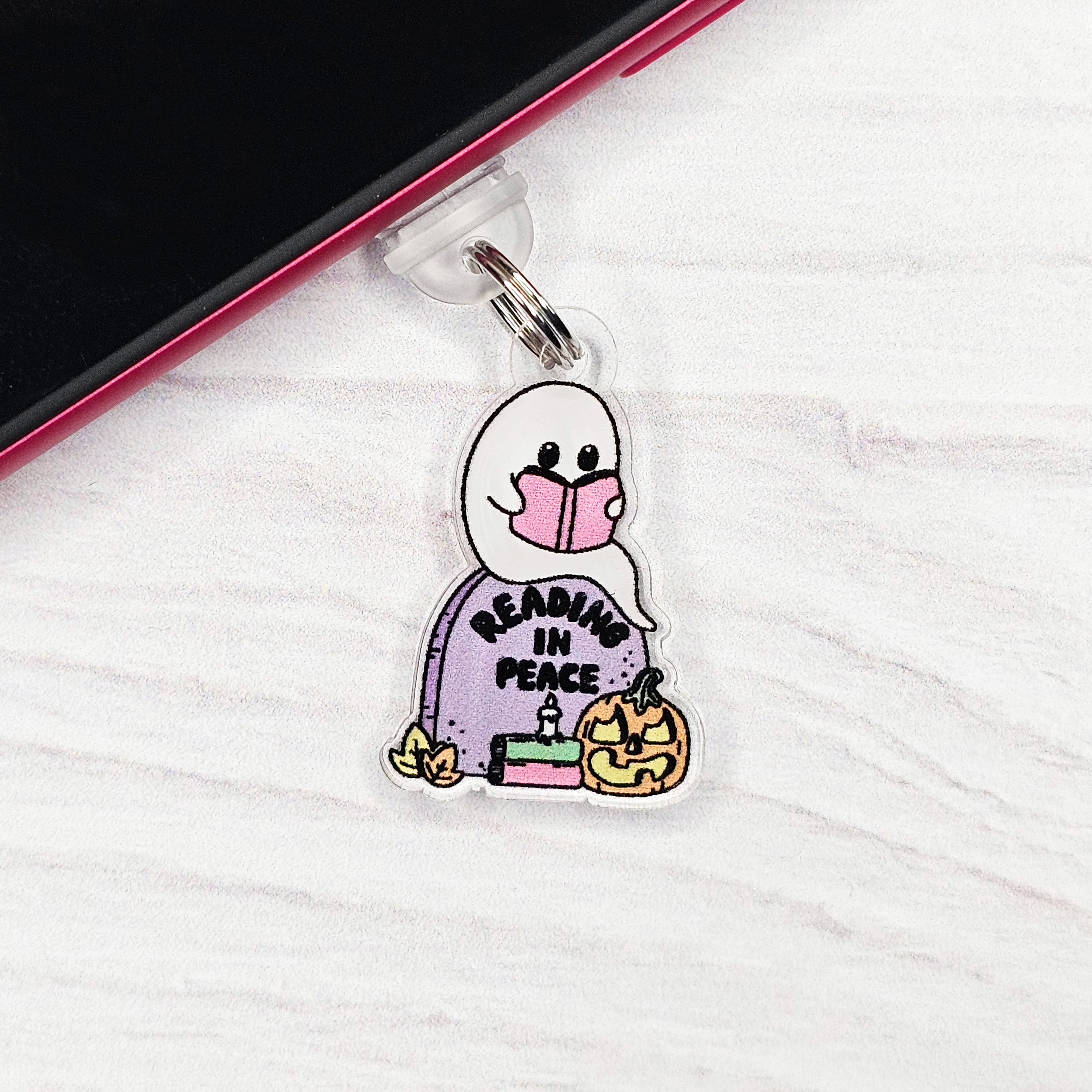 Reading In Peace Charm