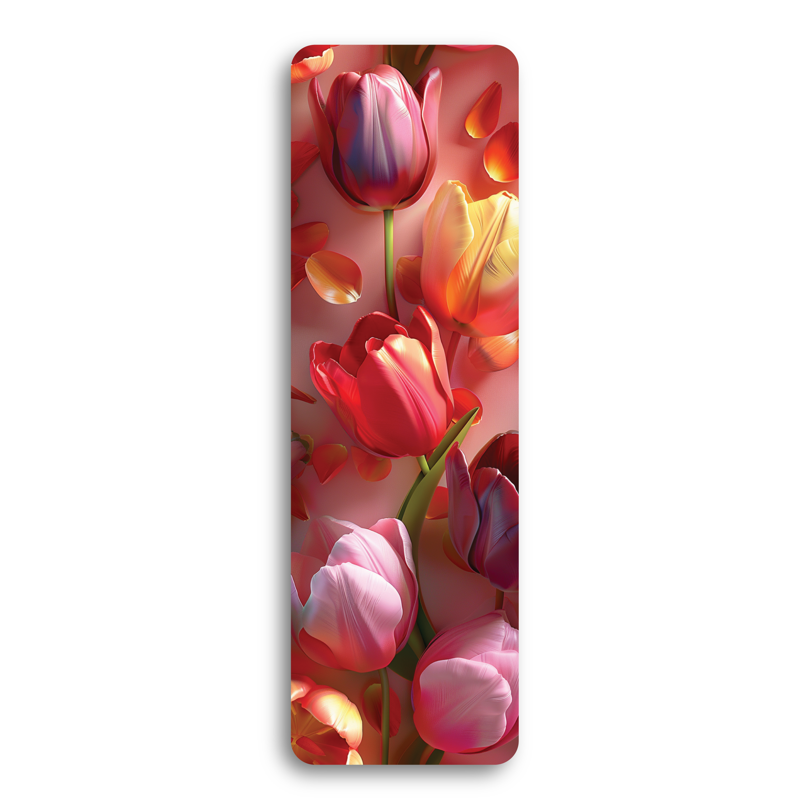 Spring Tulips Bookmark