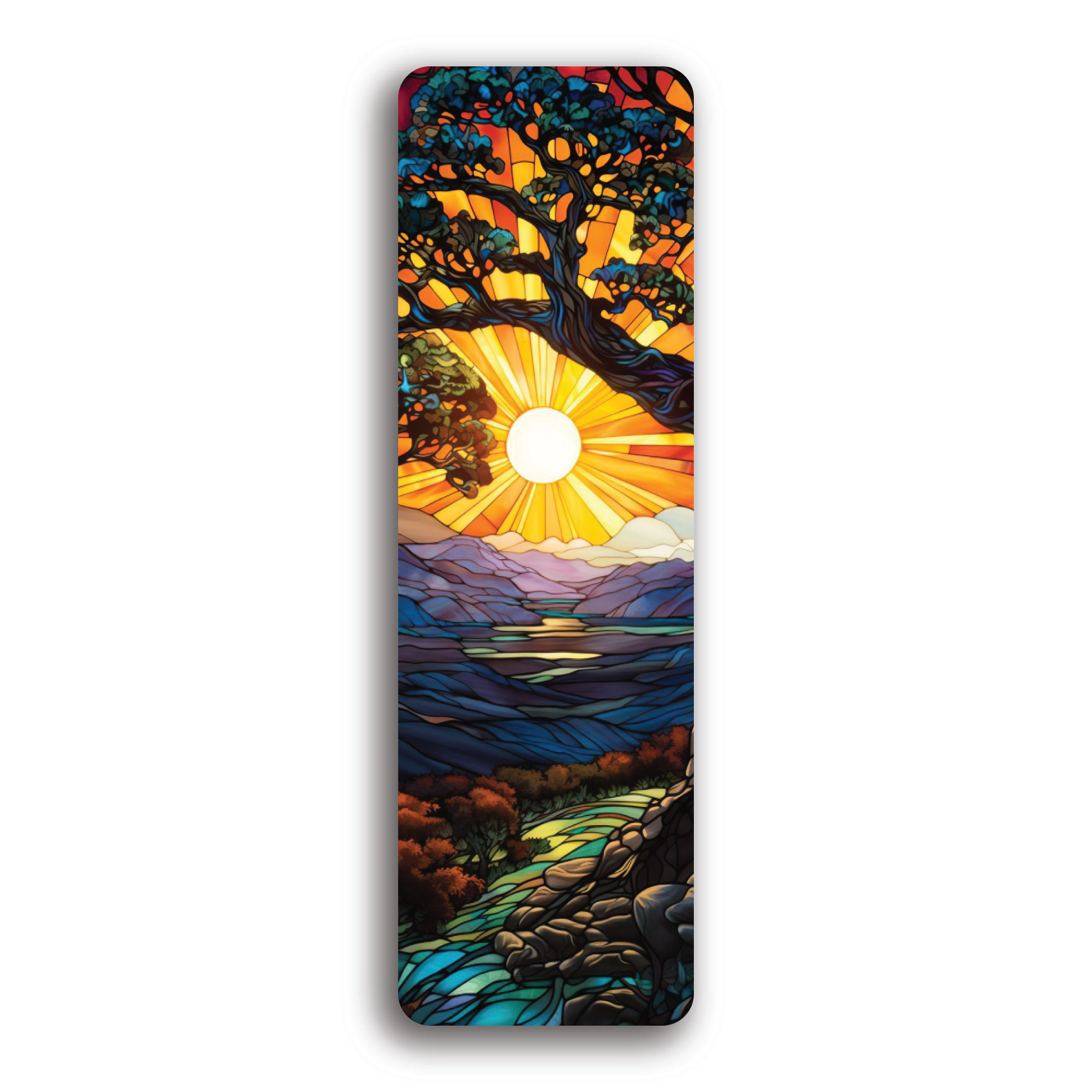 Stained Glass Tree (Translucent) Bookmark