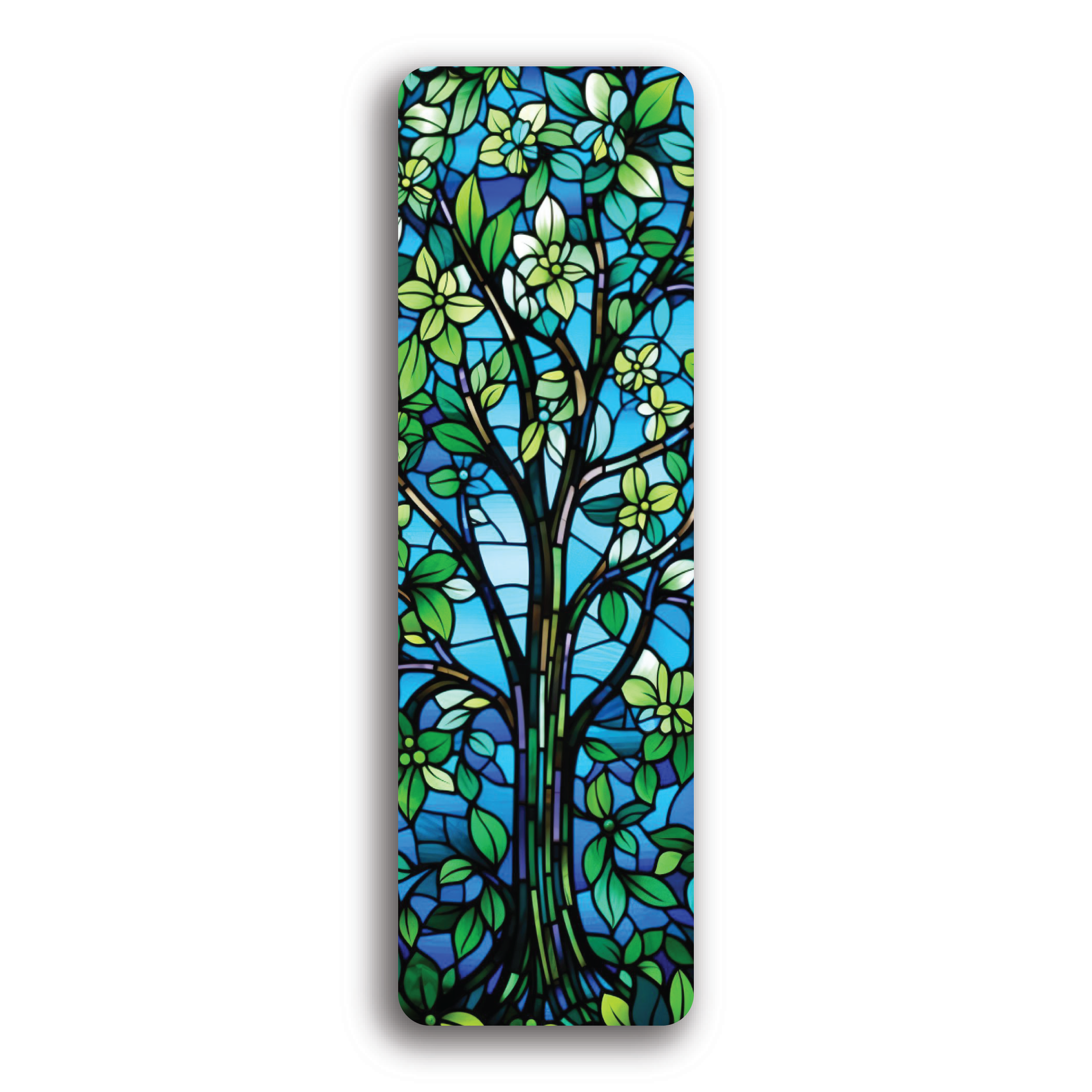 Stained Glass Tree (Translucent) Bookmark