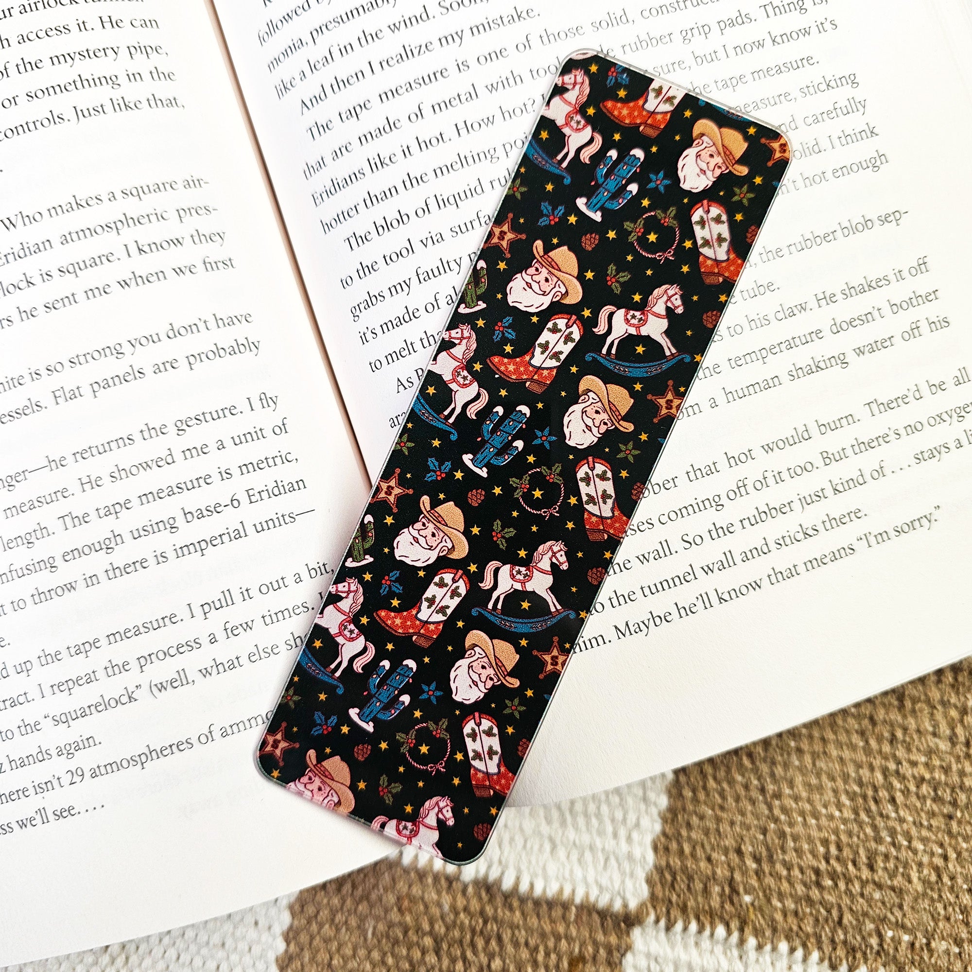 Western Santa Bookmark