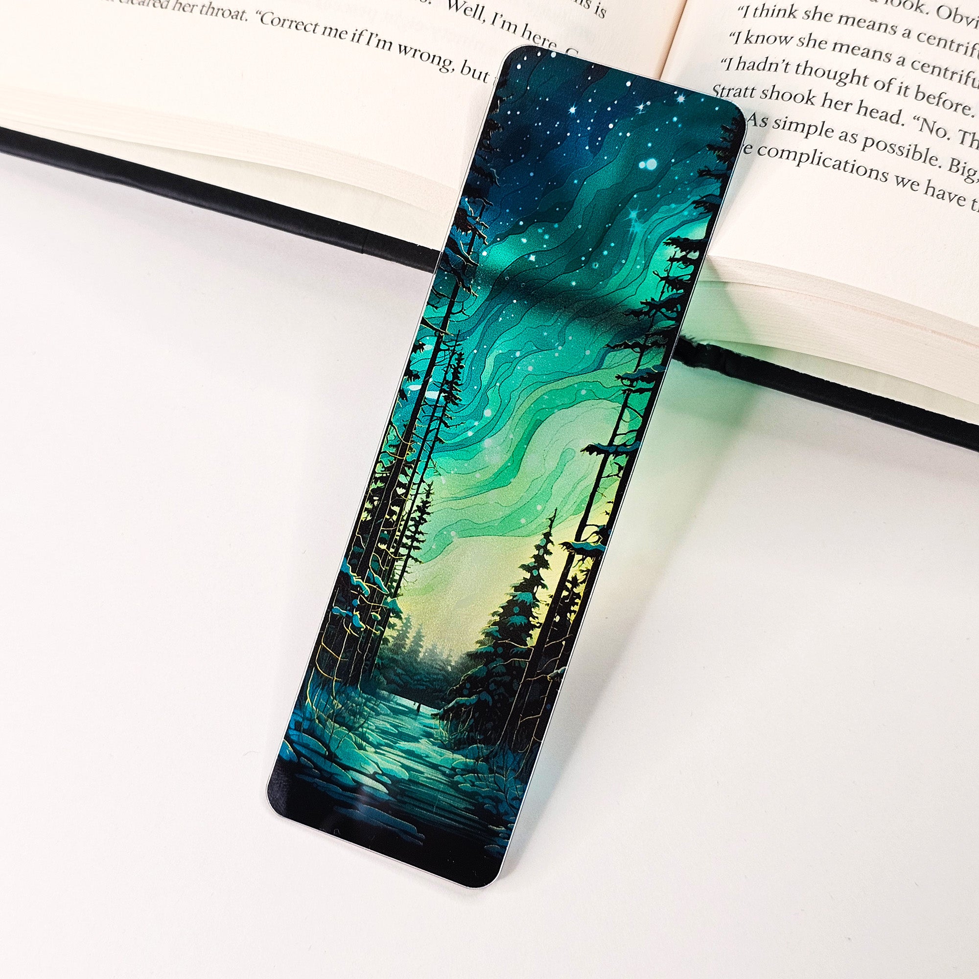 Winter Aurora Translucent Bookmark