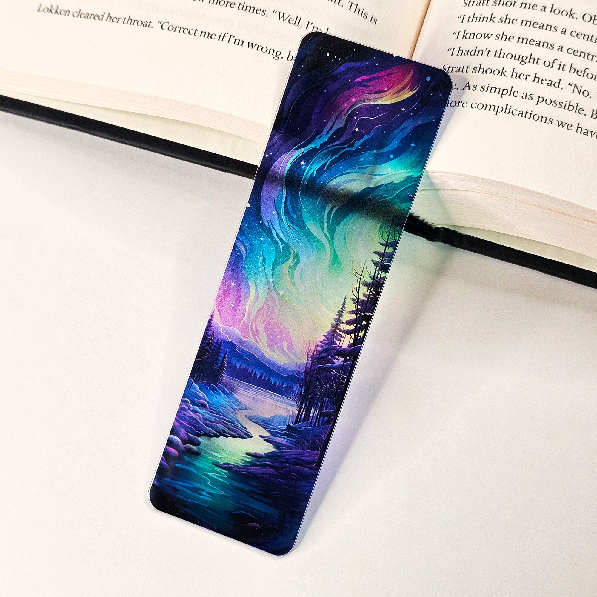 Winter Aurora Translucent Bookmark