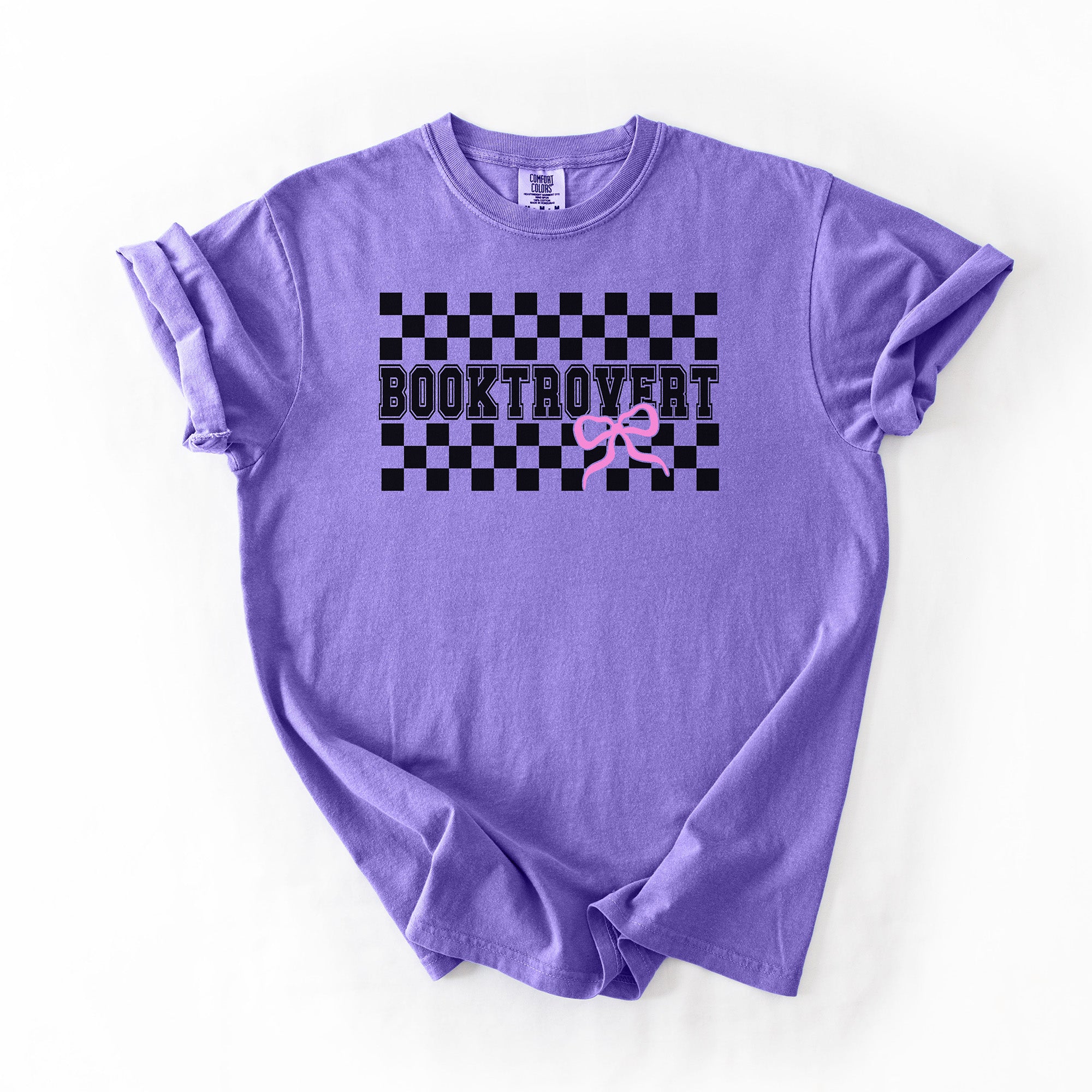 Booktrovert Bow - Comfort Colors T-shirt