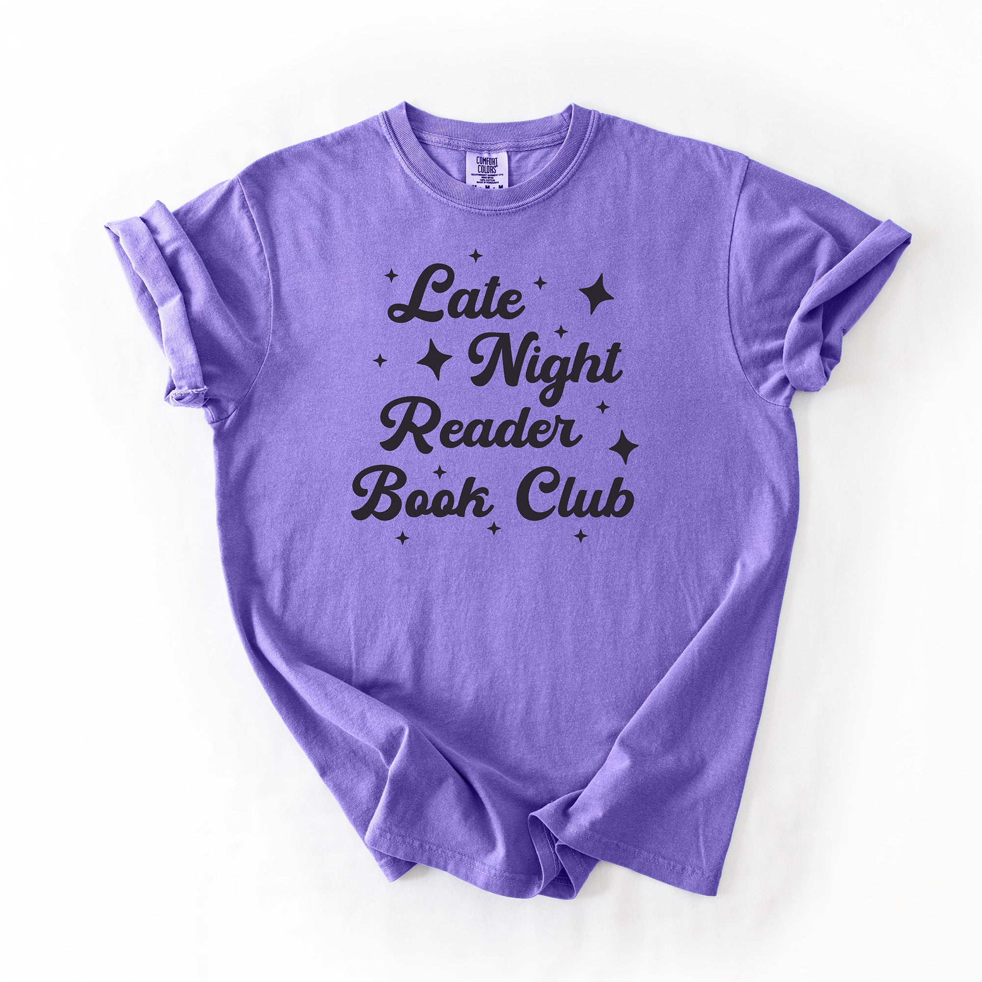 Late Night Reader Book Club - Comfort Colors T-Shirt