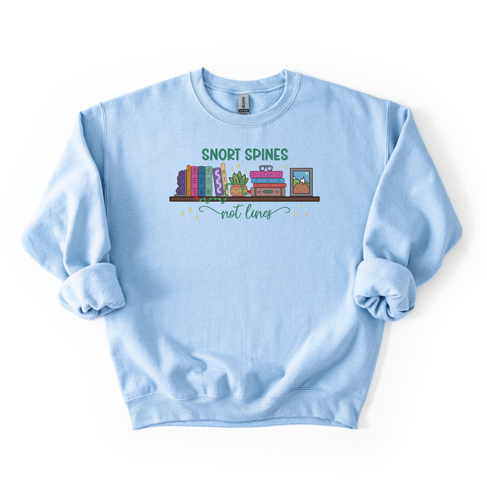 Snort Spines Not Lines - Crew Neck Sweatshirt