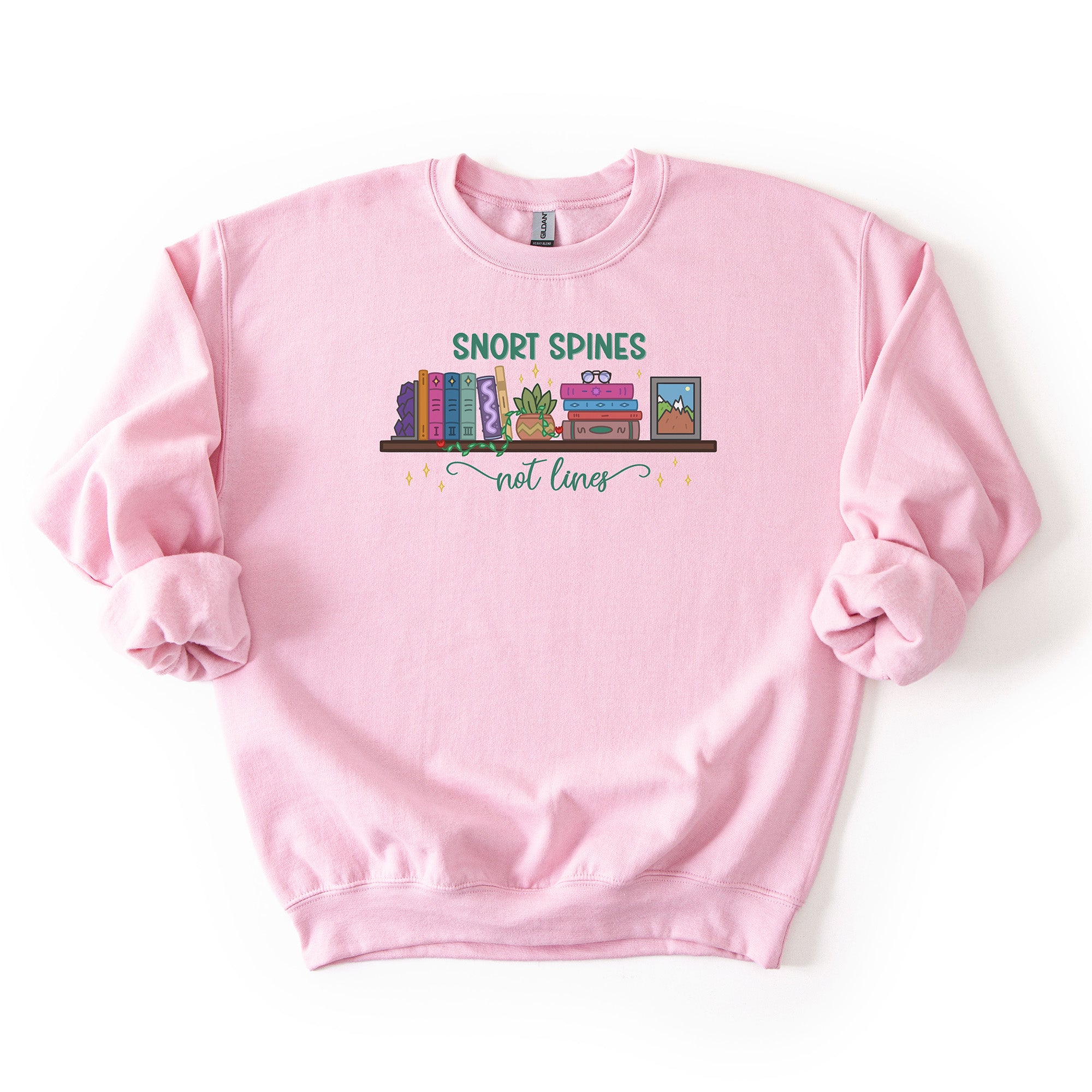 Snort Spines Not Lines - Crew Neck Sweatshirt