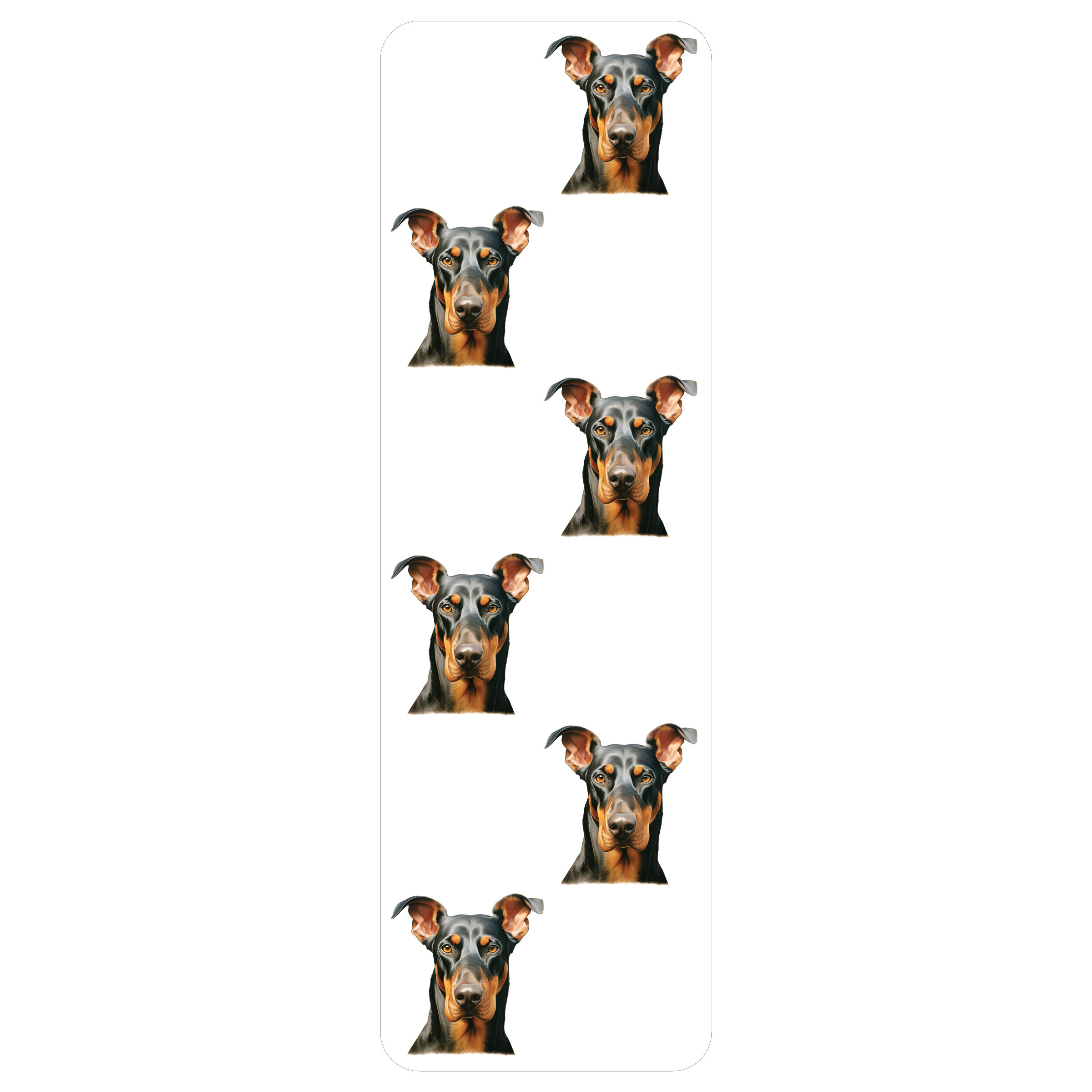 Doberman Pinscher Clear Bookmark