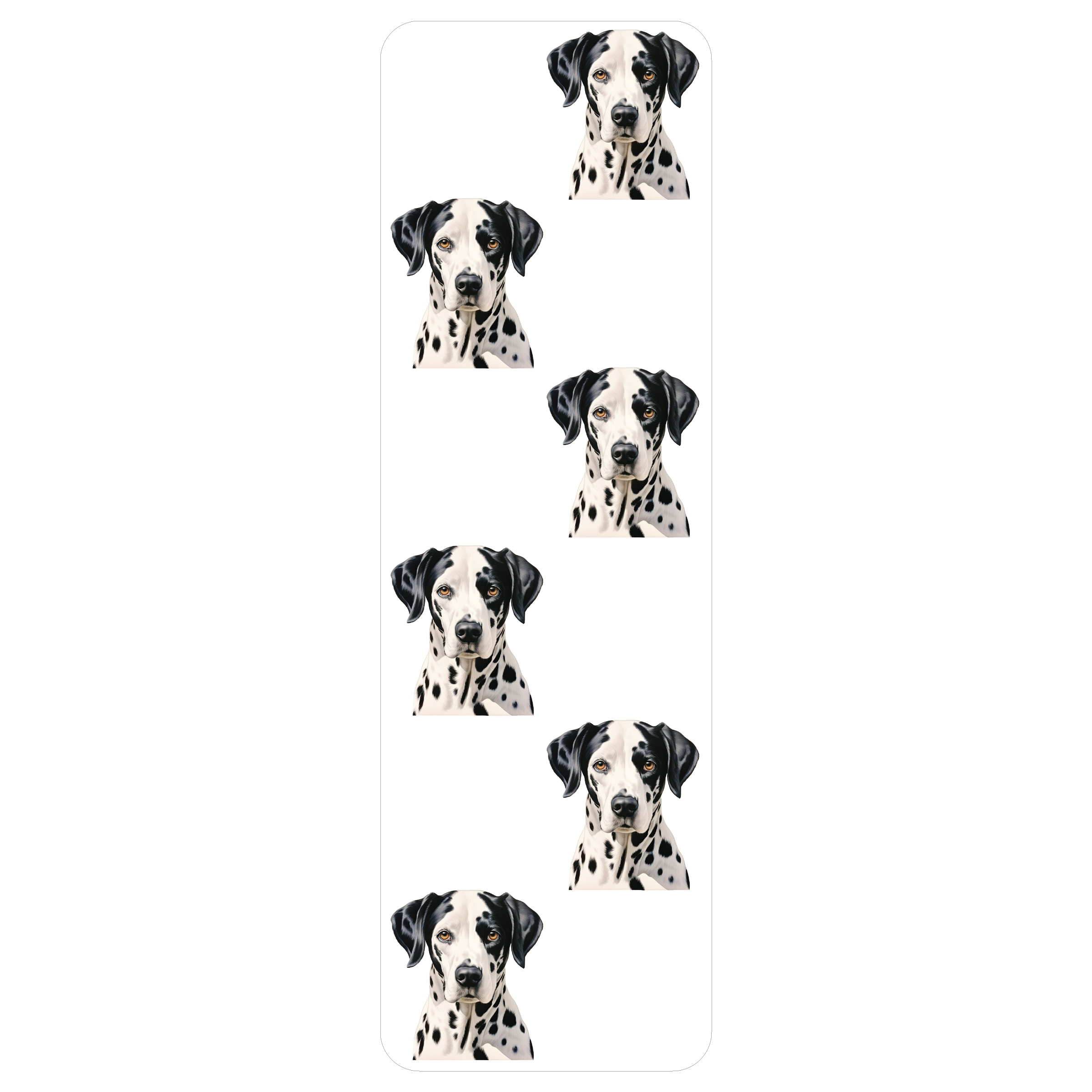 Dalmation Clear Bookmark