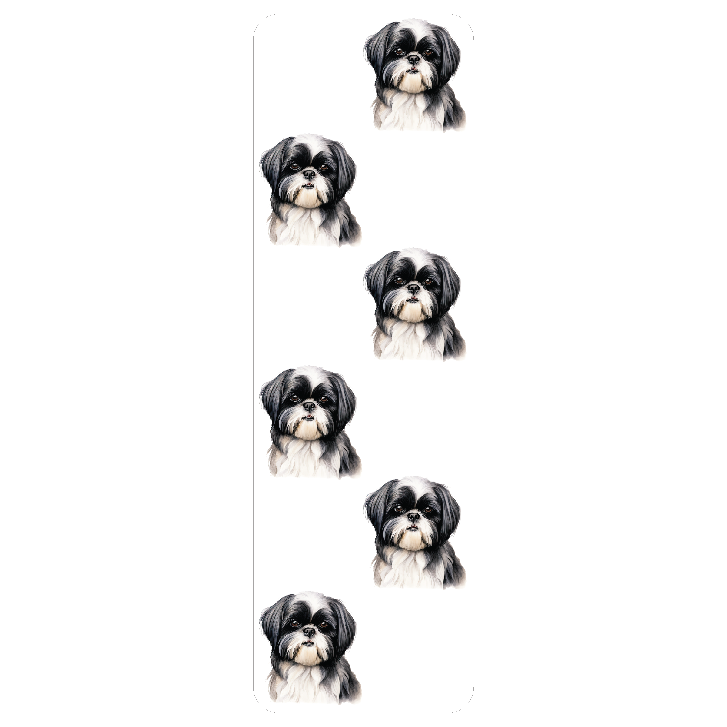 Shih Tzu Clear Bookmark