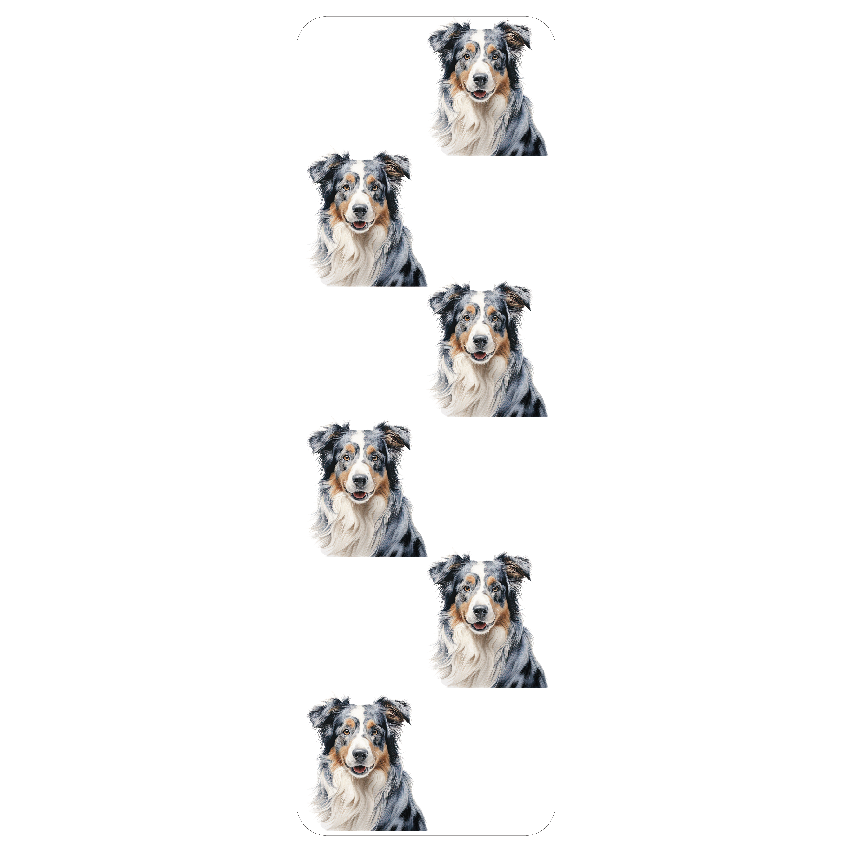Australian Shepherd Clear Bookmark