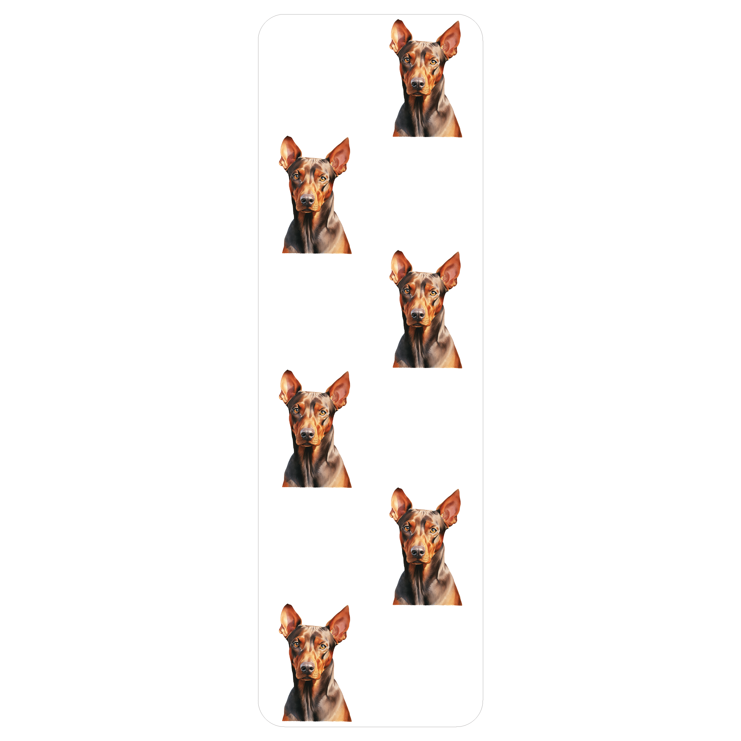 Doberman Pinscher Clear Bookmark
