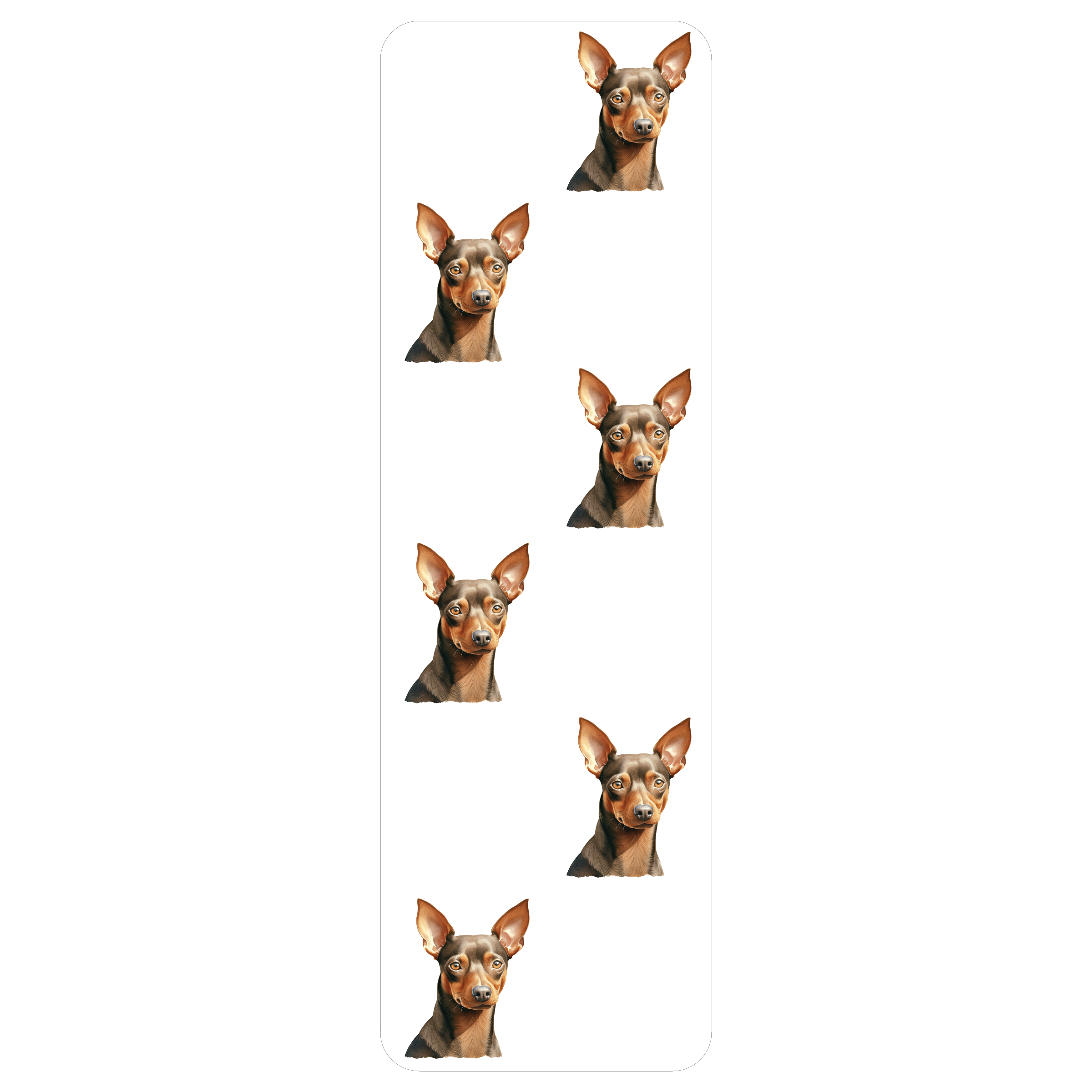 Miniature Pinscher Clear Bookmark