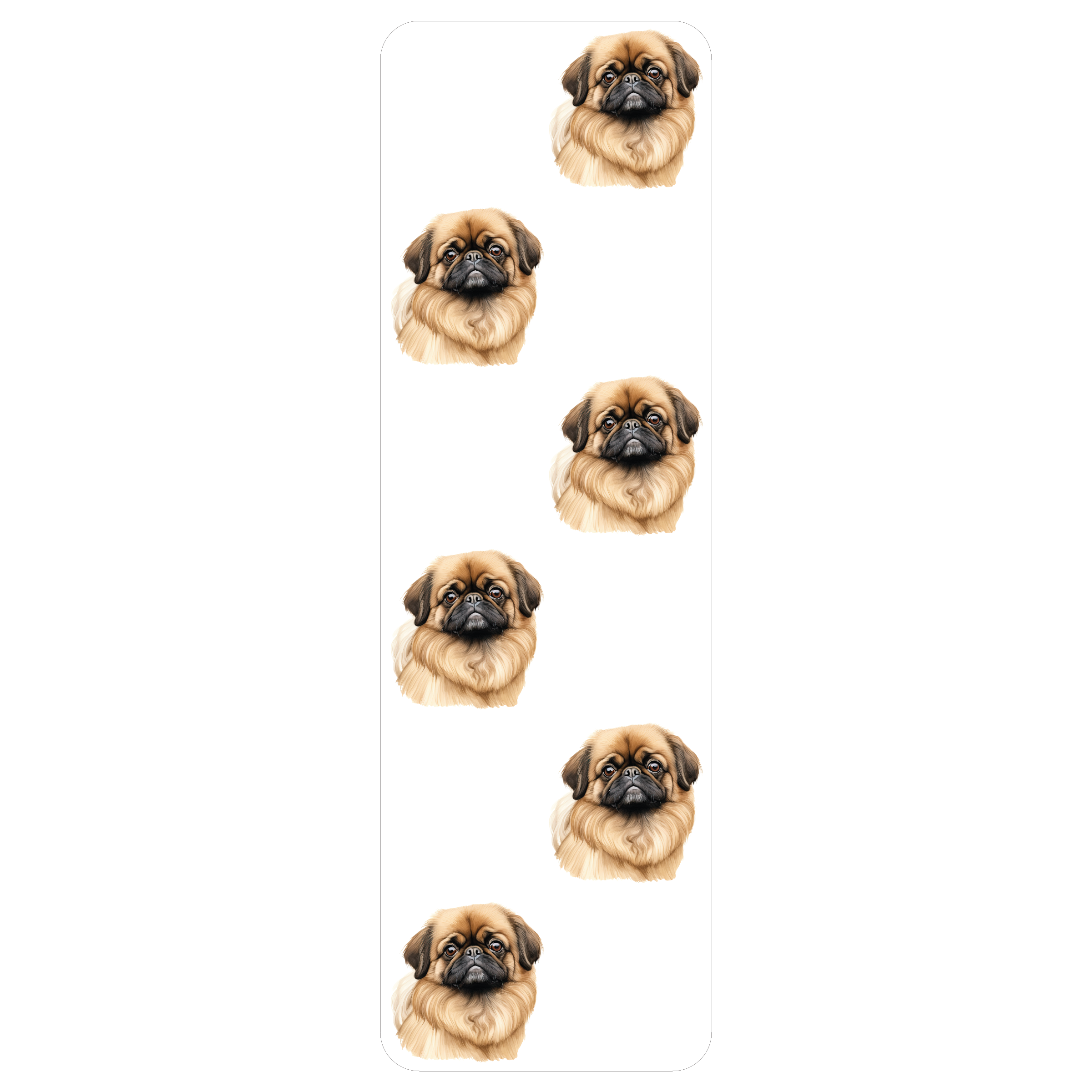 Pekingese Clear Bookmark