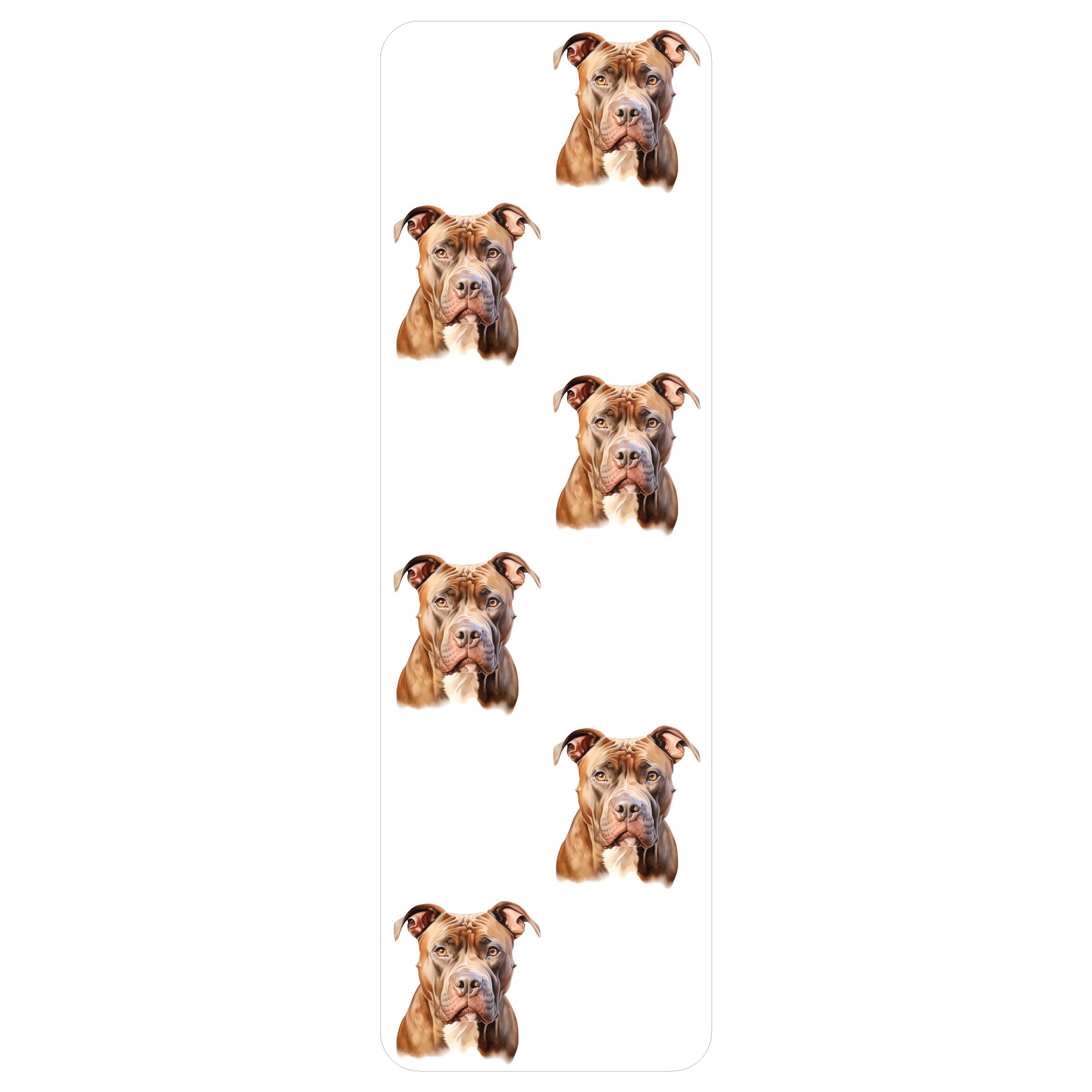 Pitbull Clear Bookmark