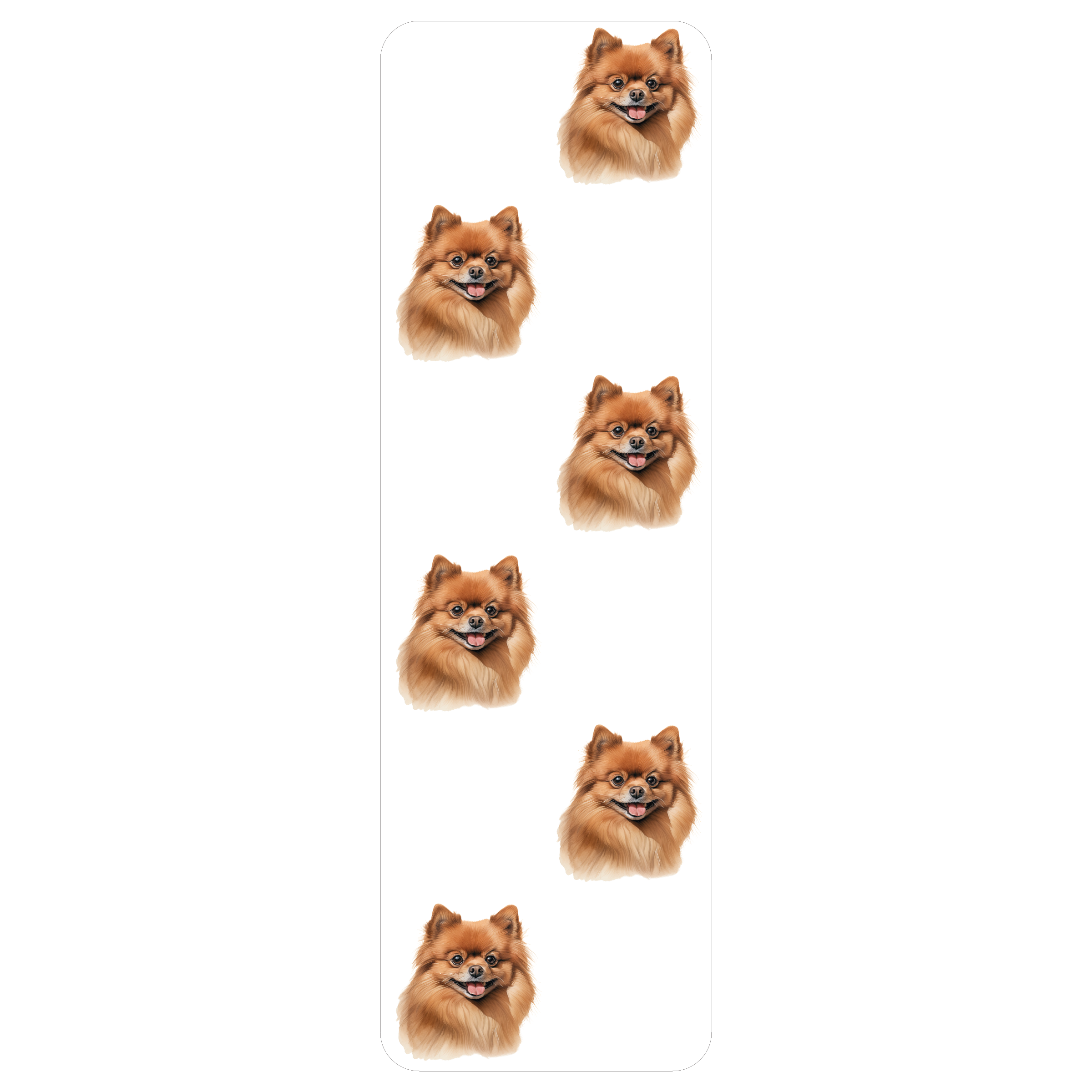 Pomeranian Clear Bookmark
