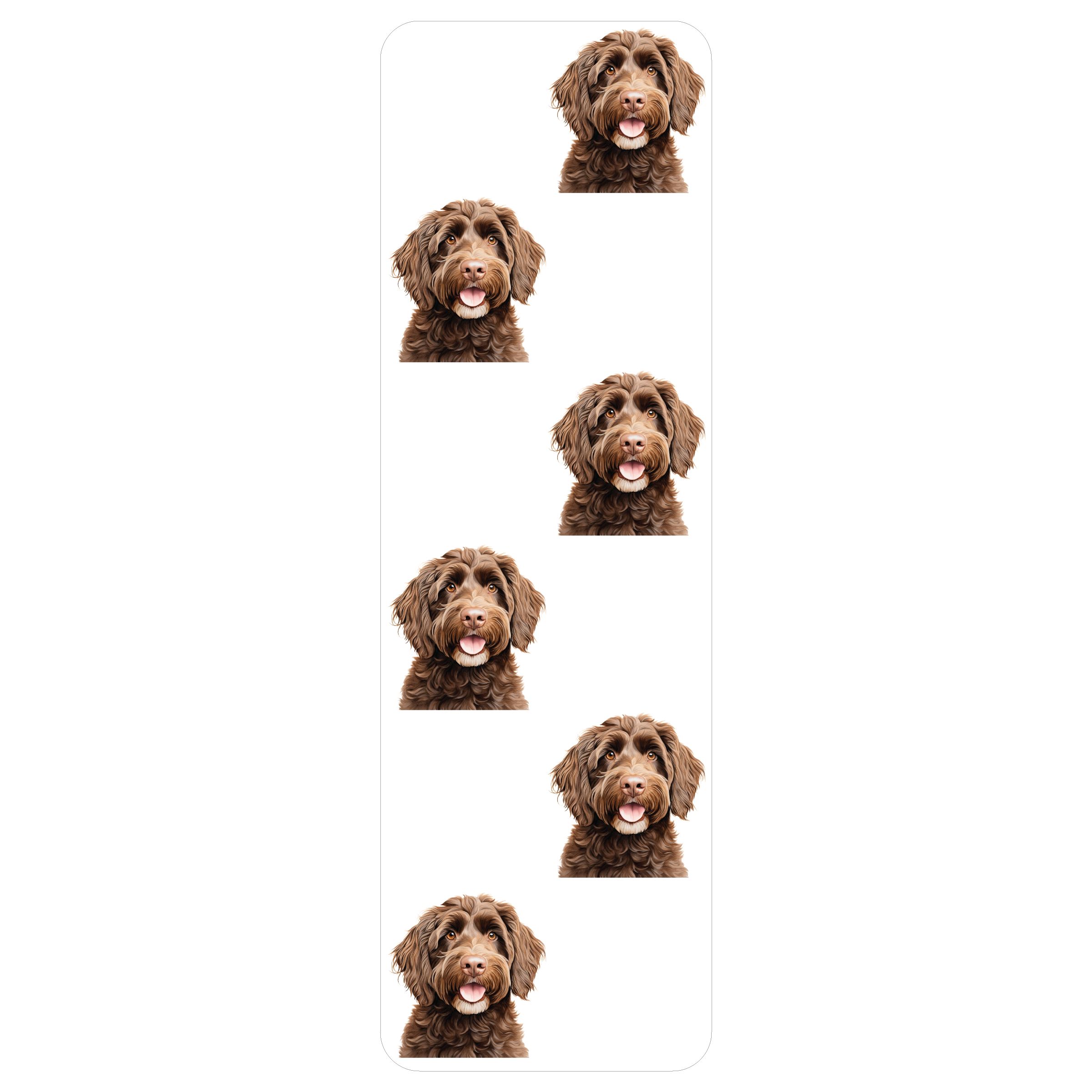 Goldendoodle Clear Bookmark