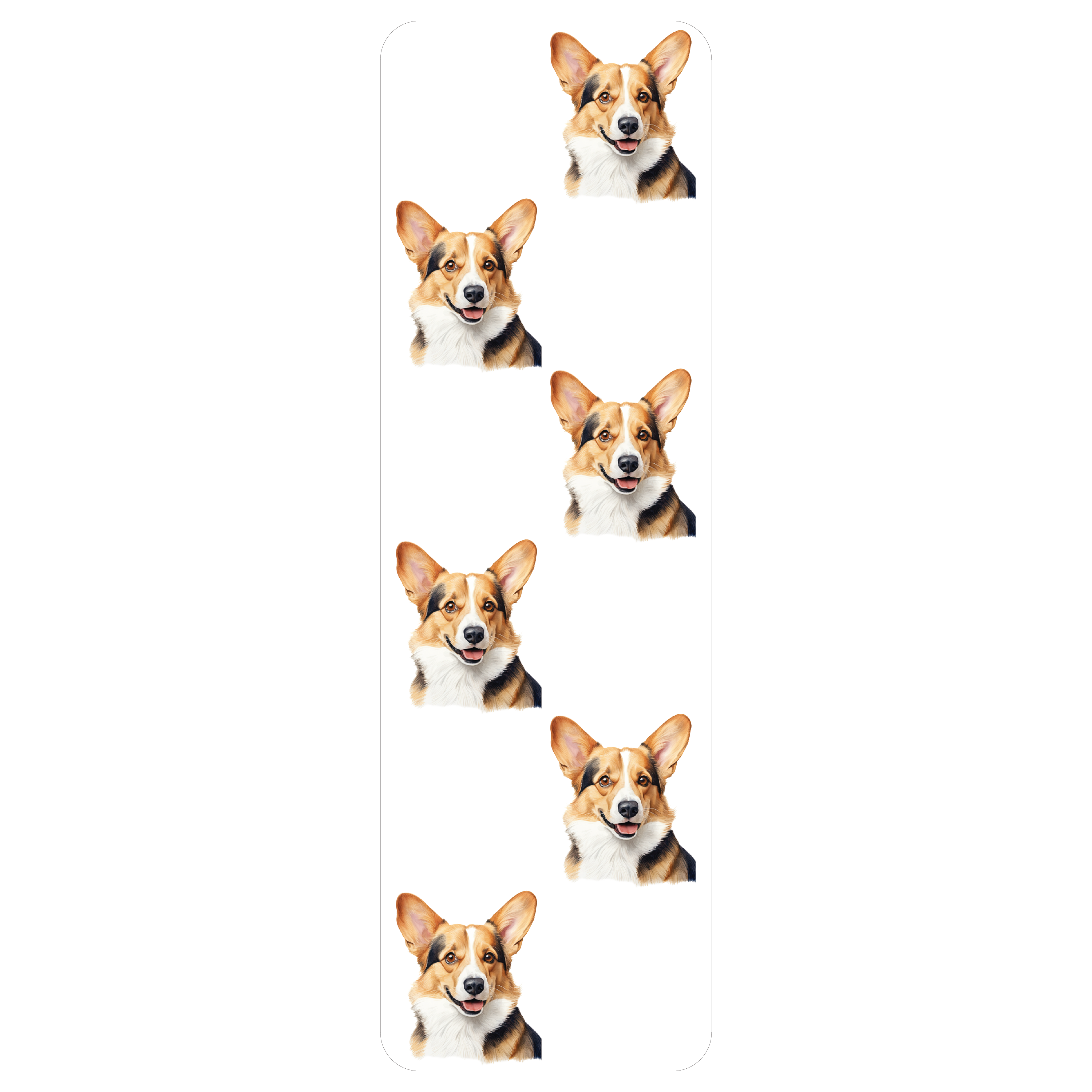 Corgi Clear Bookmark
