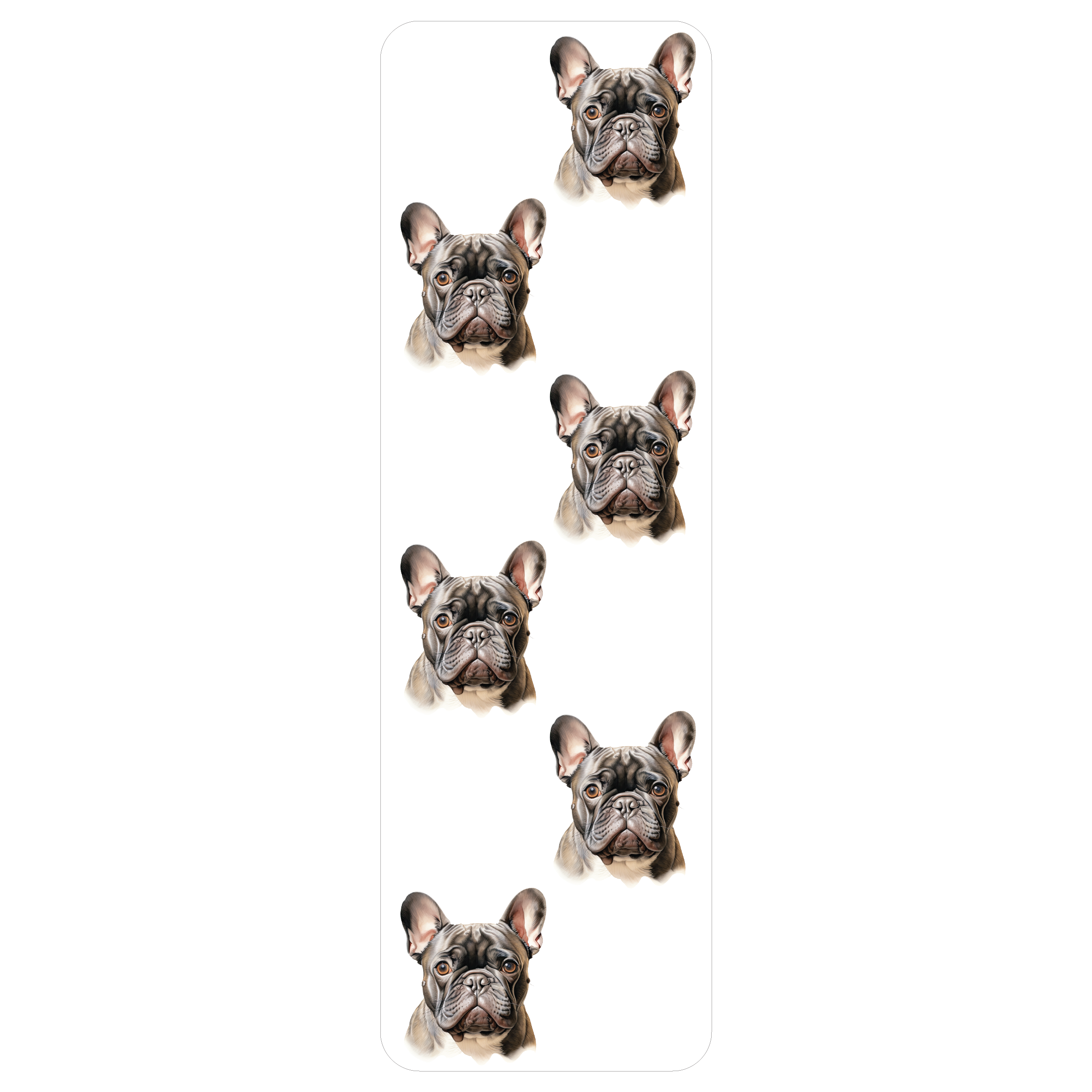 French Bulldog Clear Bookmark