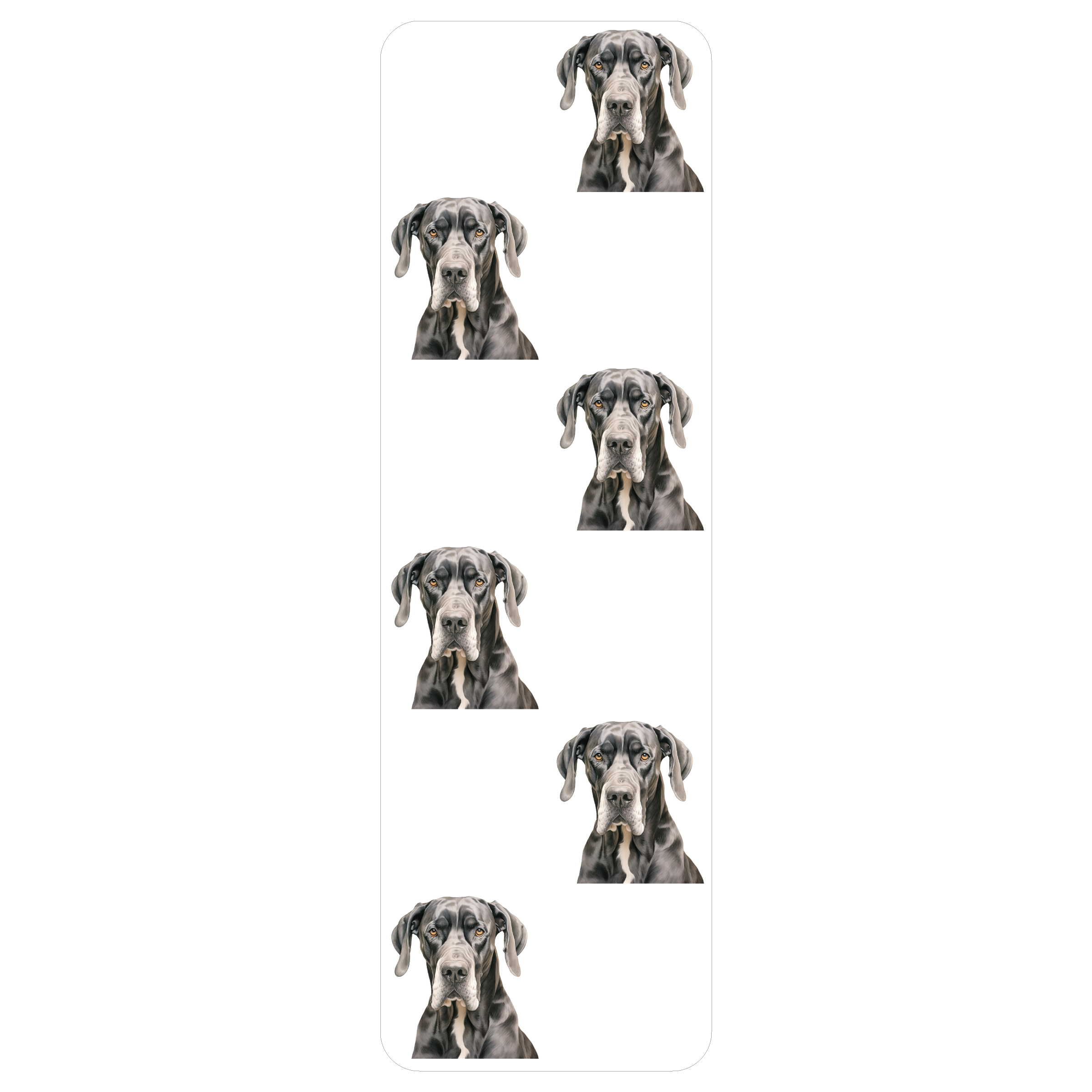 Great Dane Clear Bookmark