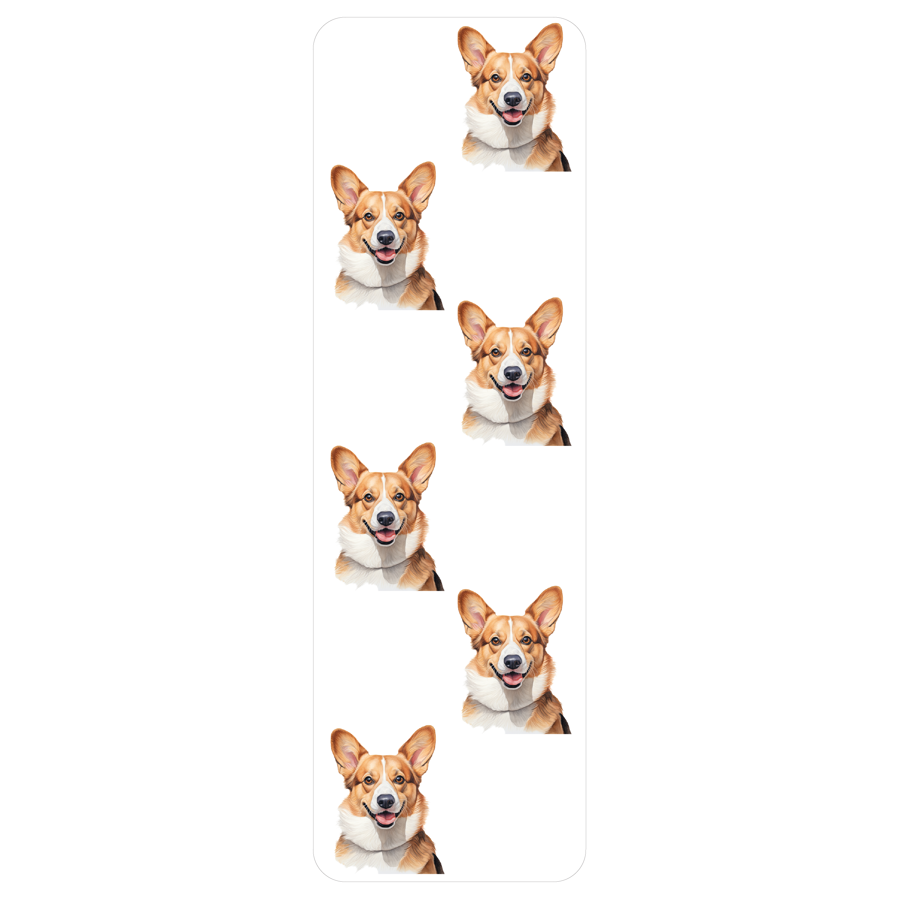 Corgi Clear Bookmark