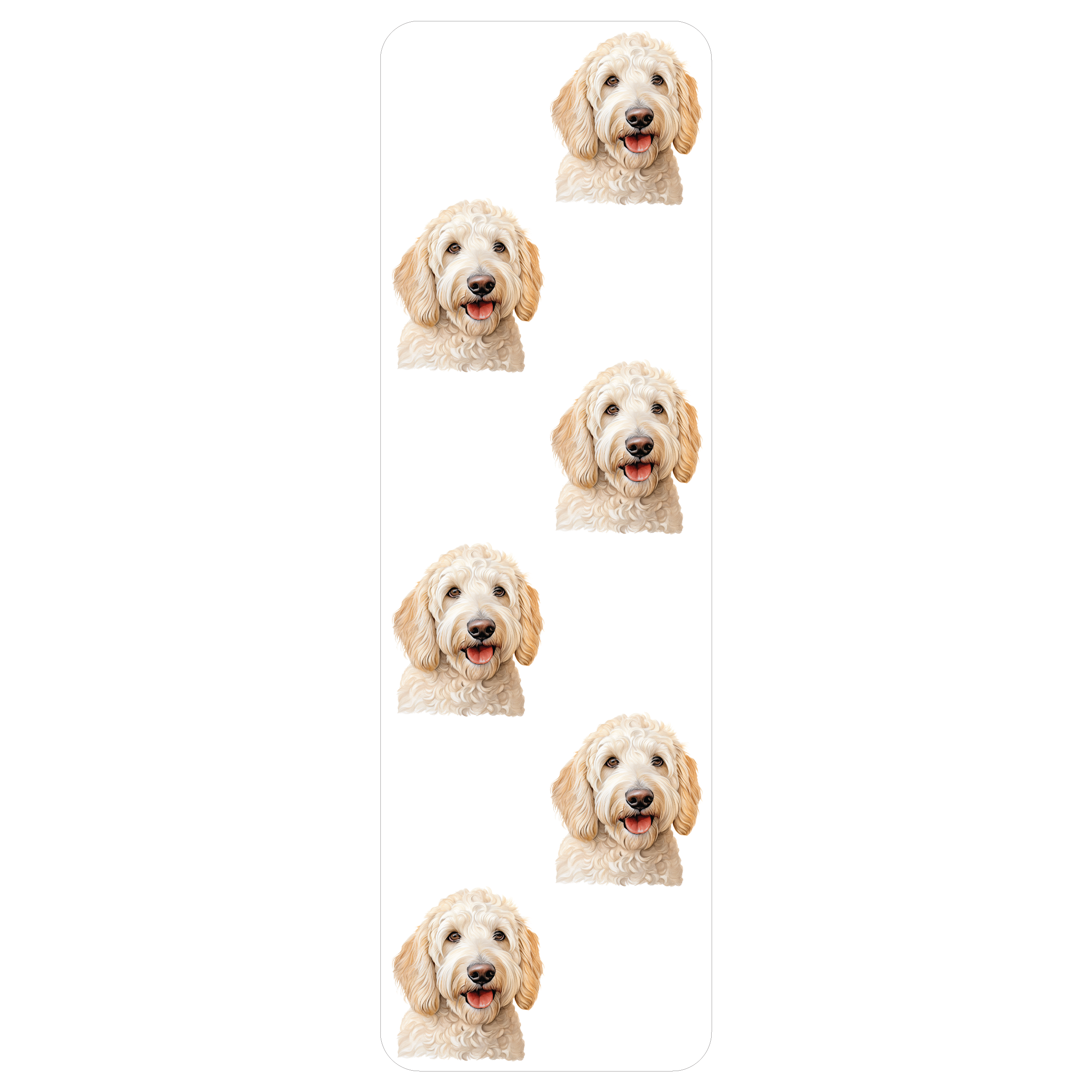Goldendoodle Clear Bookmark