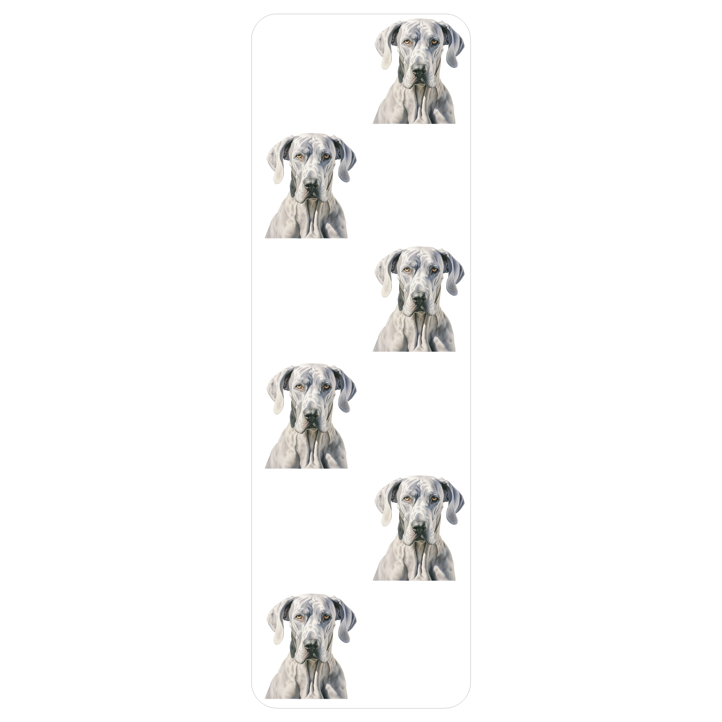 Great Dane Clear Bookmark