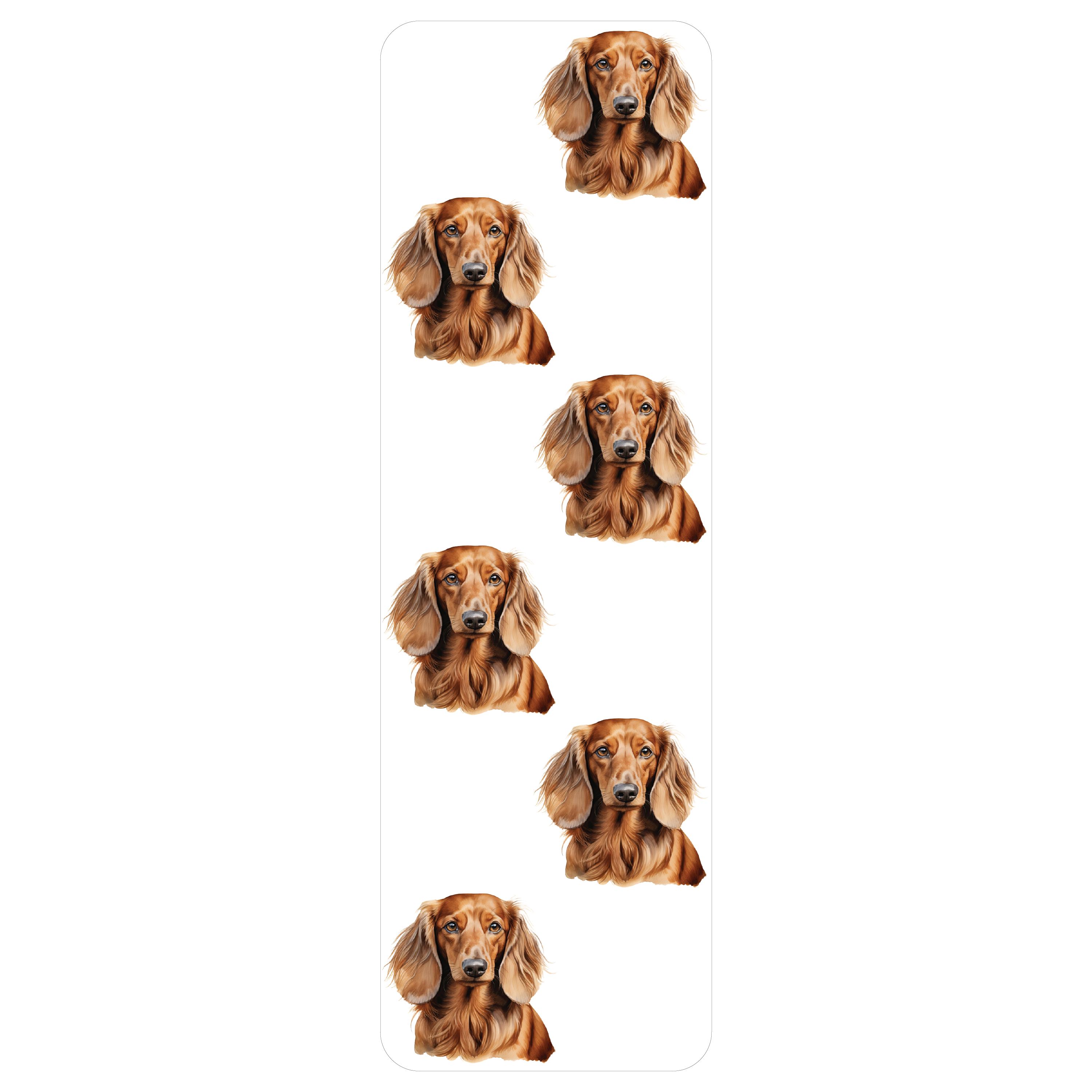 Dachshund Clear Bookmark