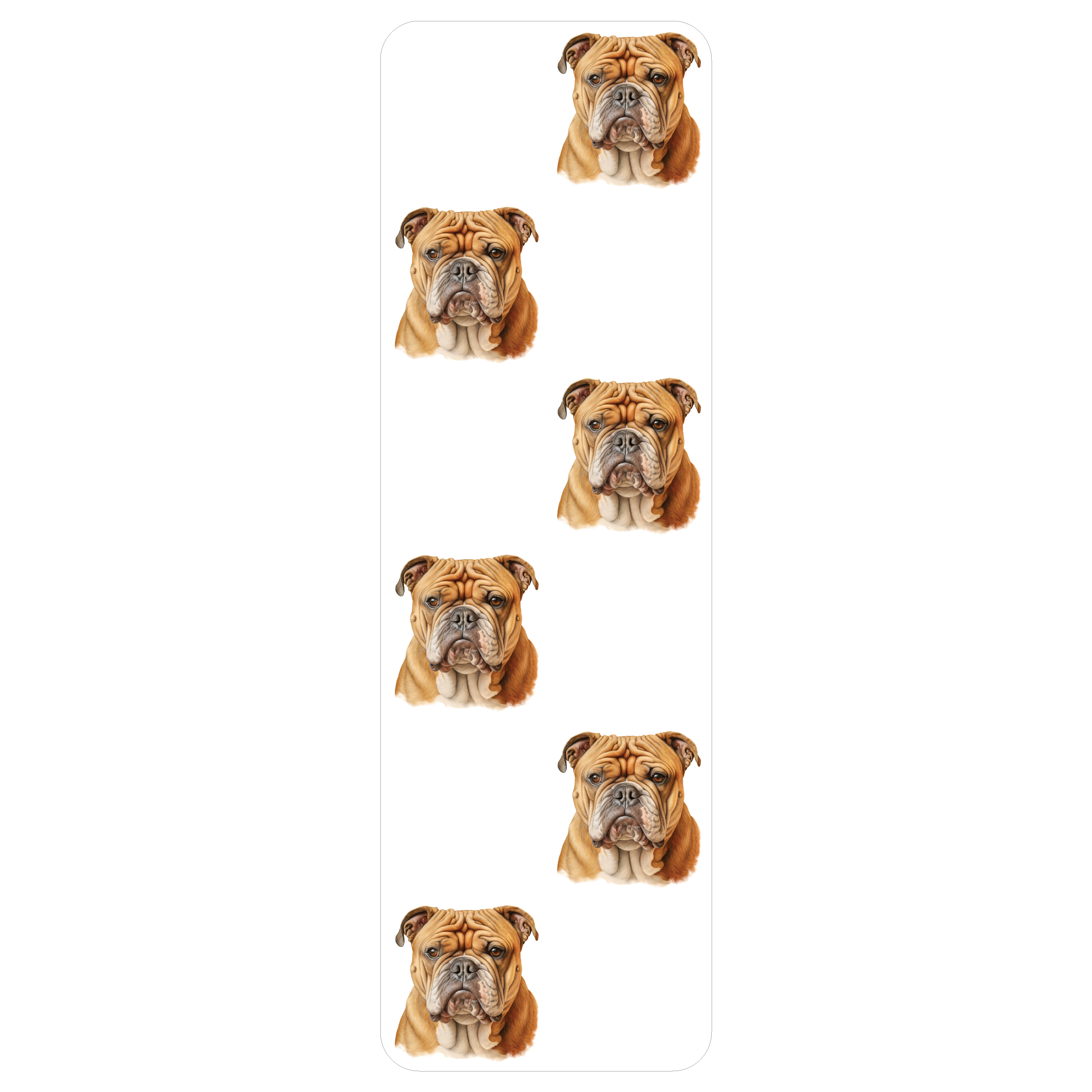 Bulldog Clear Bookmark