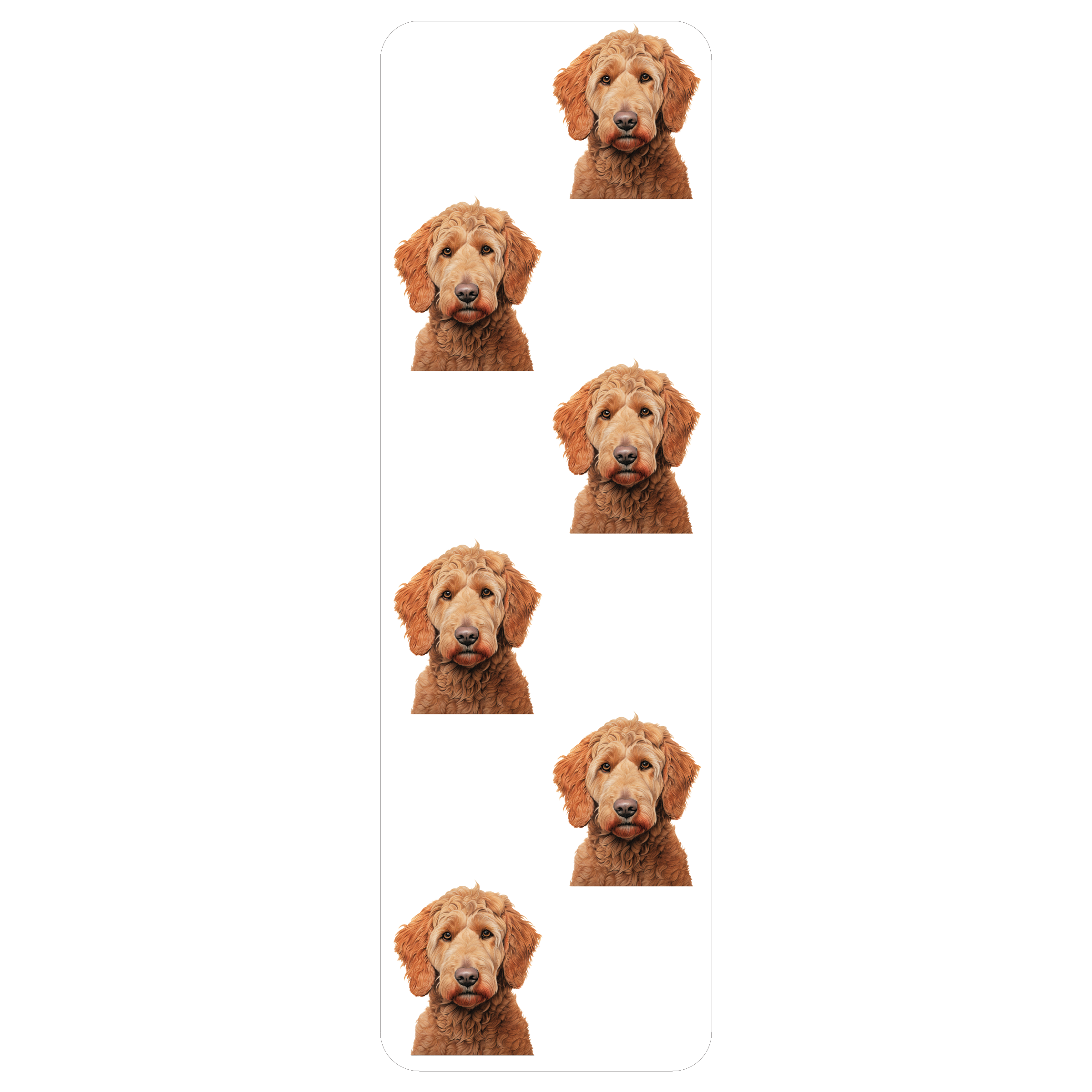 Goldendoodle Clear Bookmark