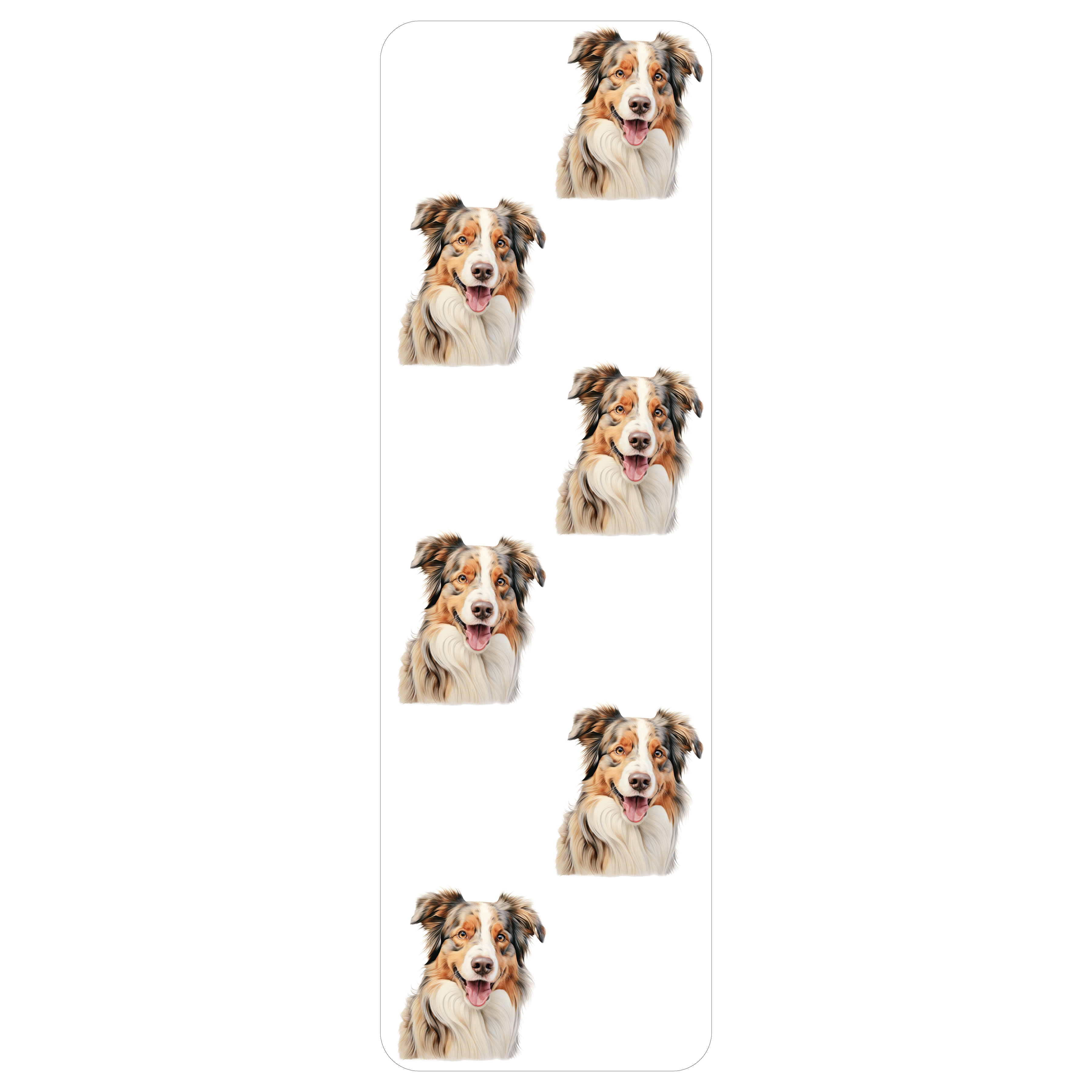 Australian Shepherd Clear Bookmark