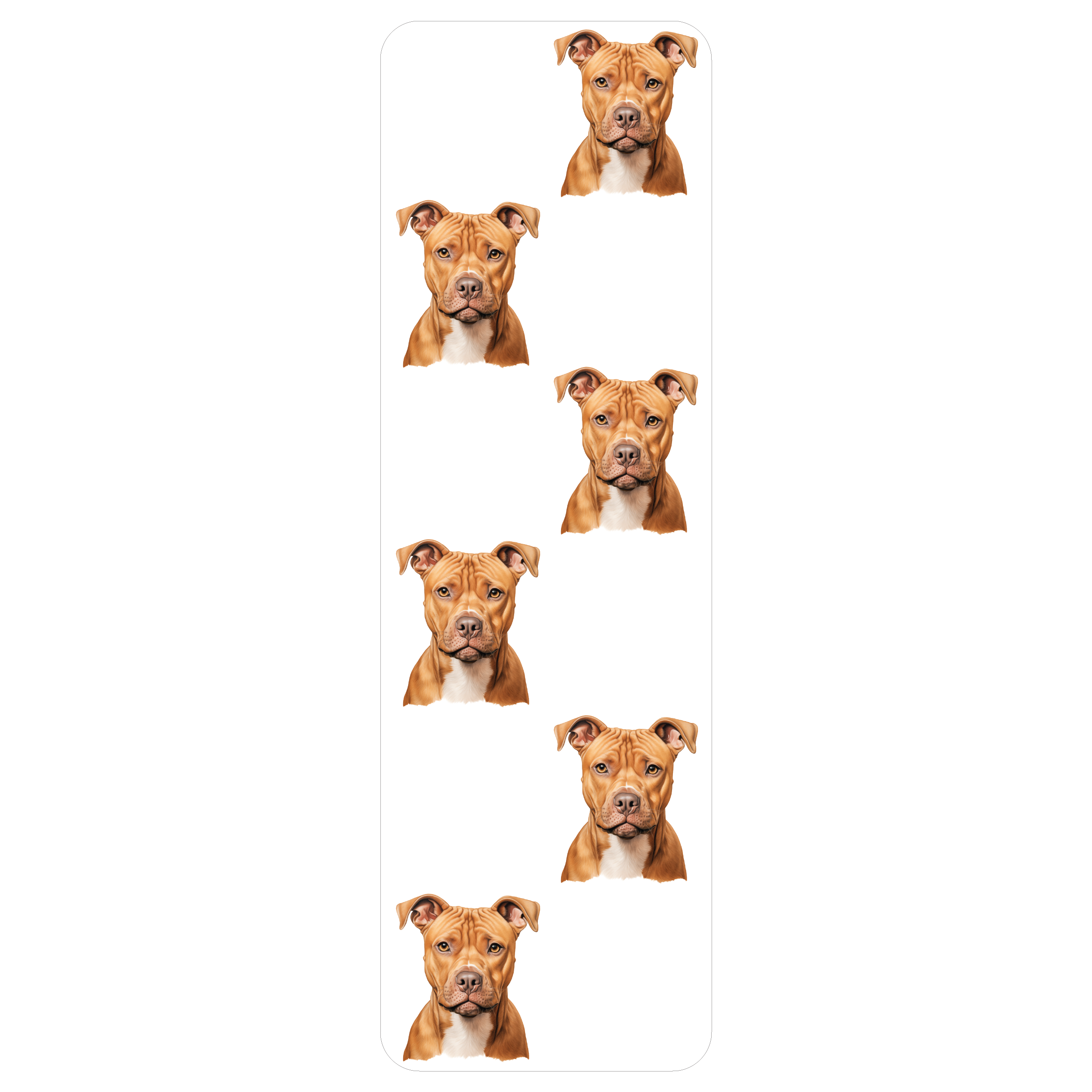 Pitbull Clear Bookmark