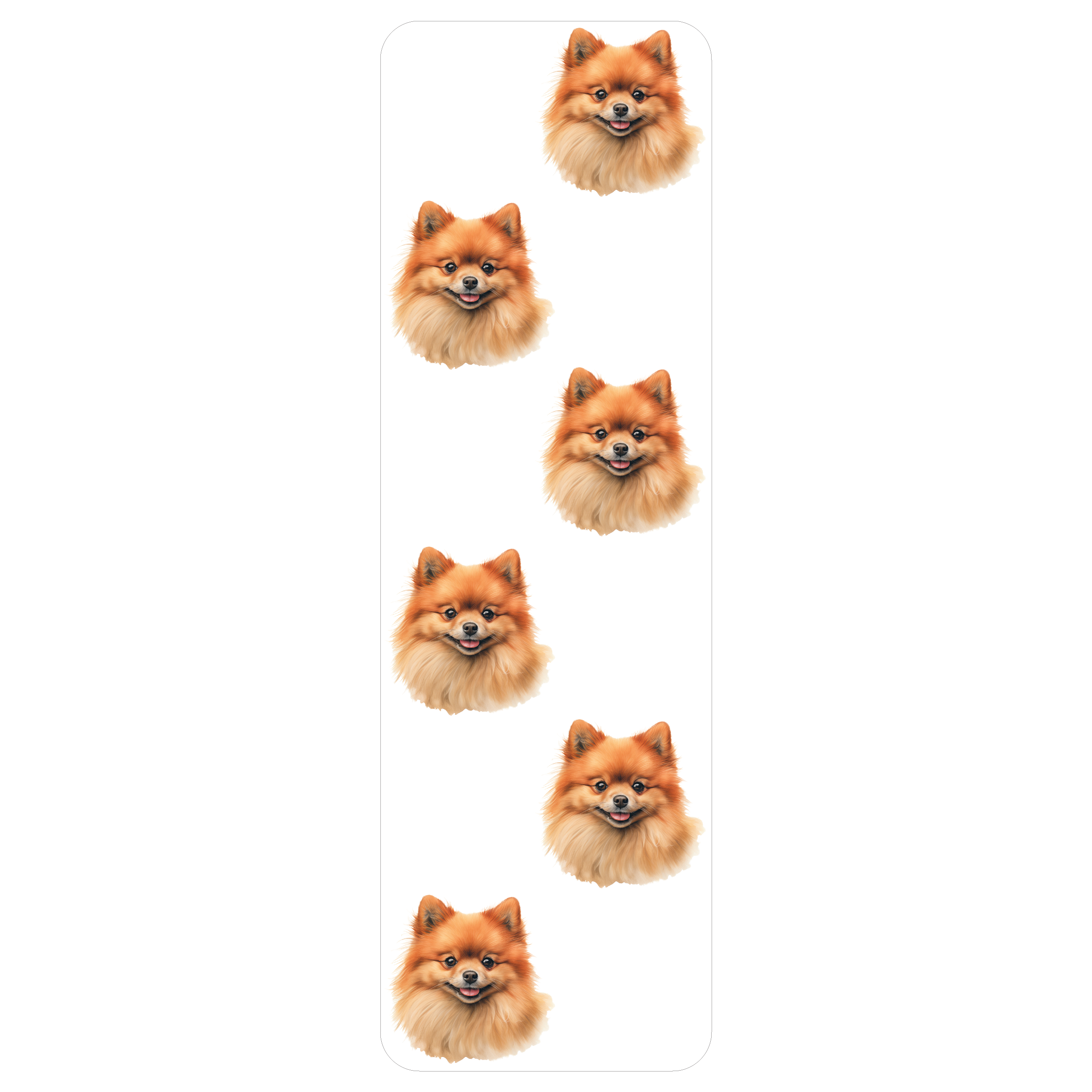 Pomeranian Clear Bookmark