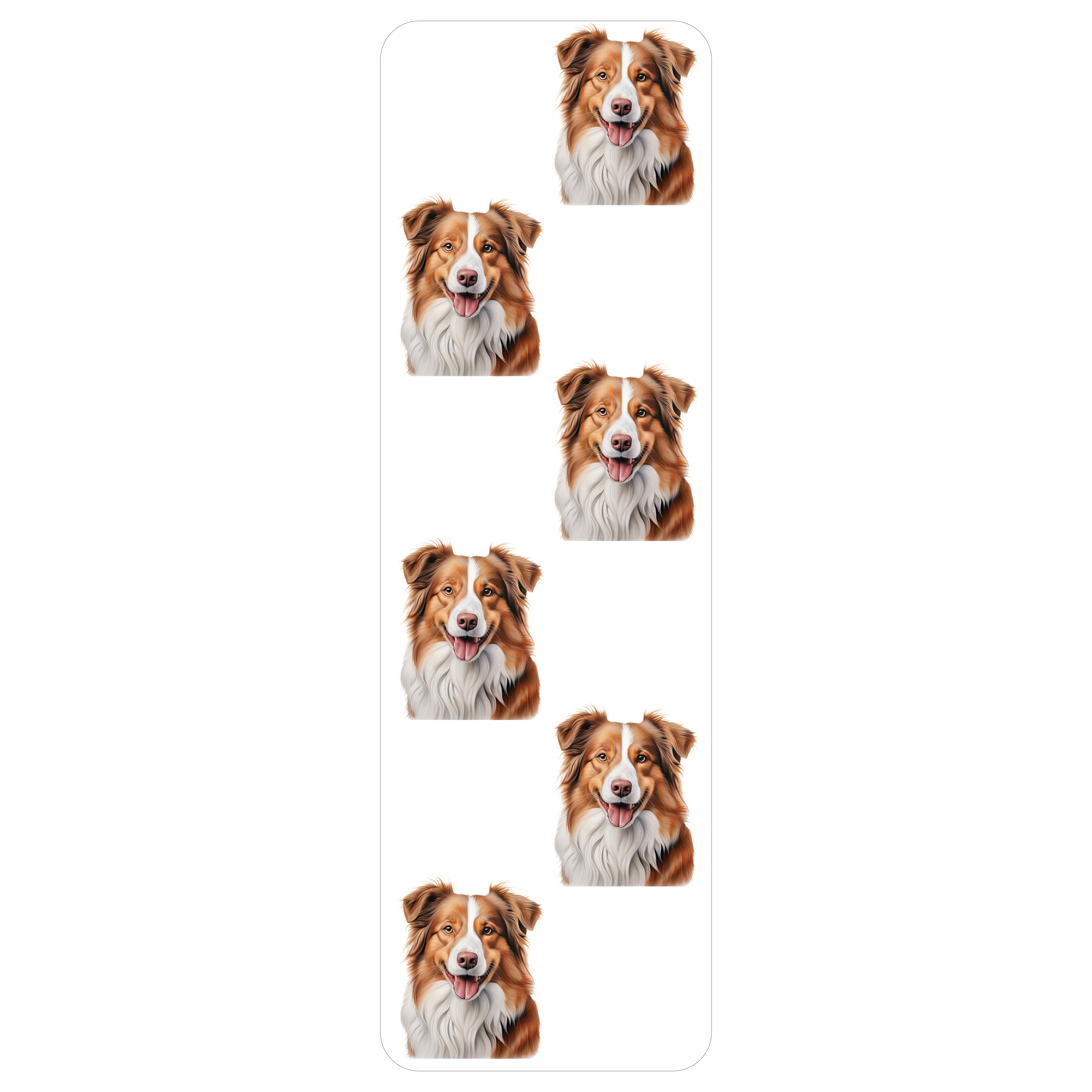 Australian Shepherd Clear Bookmark