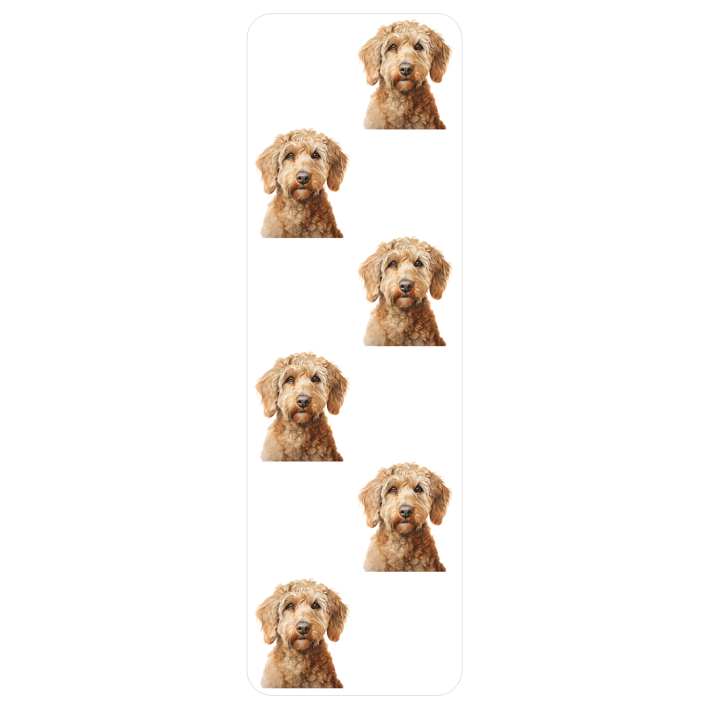 Goldendoodle Clear Bookmark